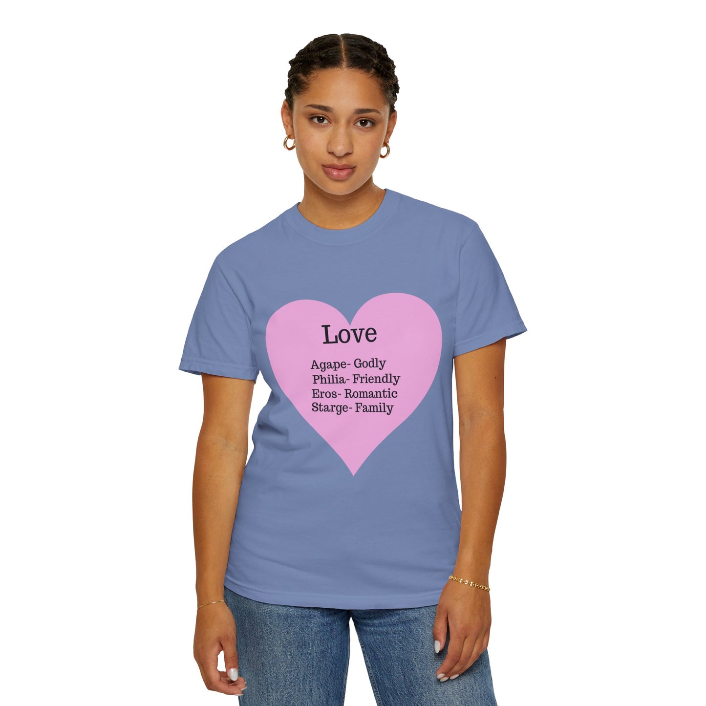 Love-Infused Unisex T-shirt: A Heartfelt Graphic Tee for All Occasions