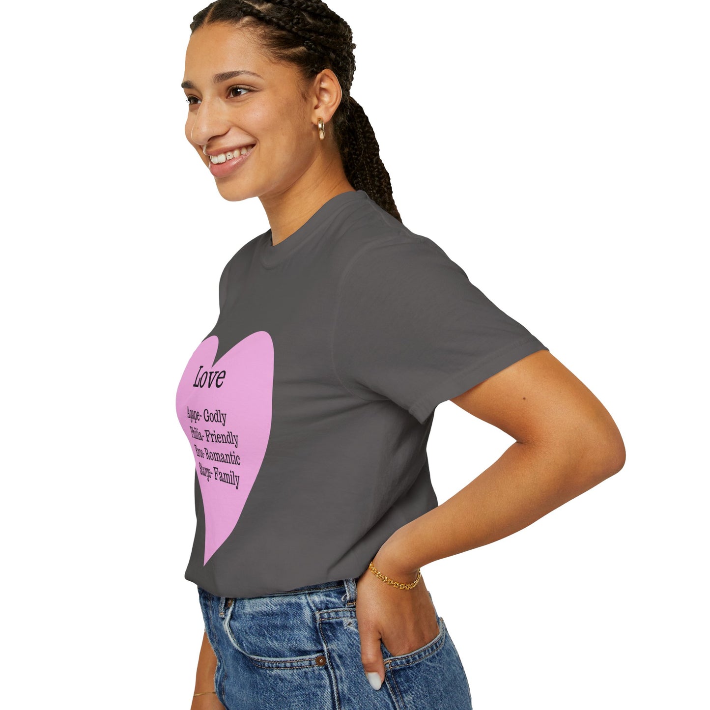 Love-Infused Unisex T-shirt: A Heartfelt Graphic Tee for All Occasions