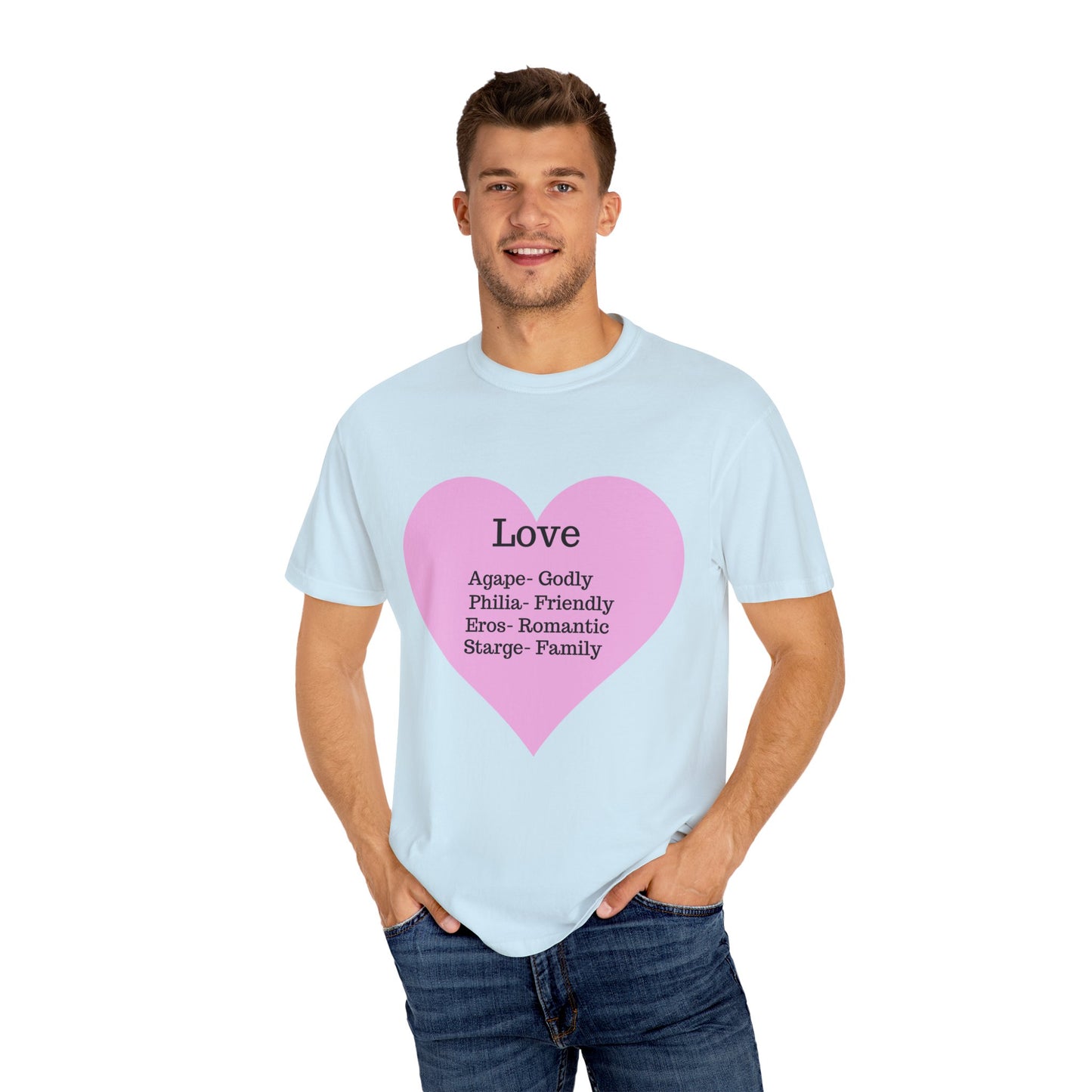 Love-Infused Unisex T-shirt: A Heartfelt Graphic Tee for All Occasions