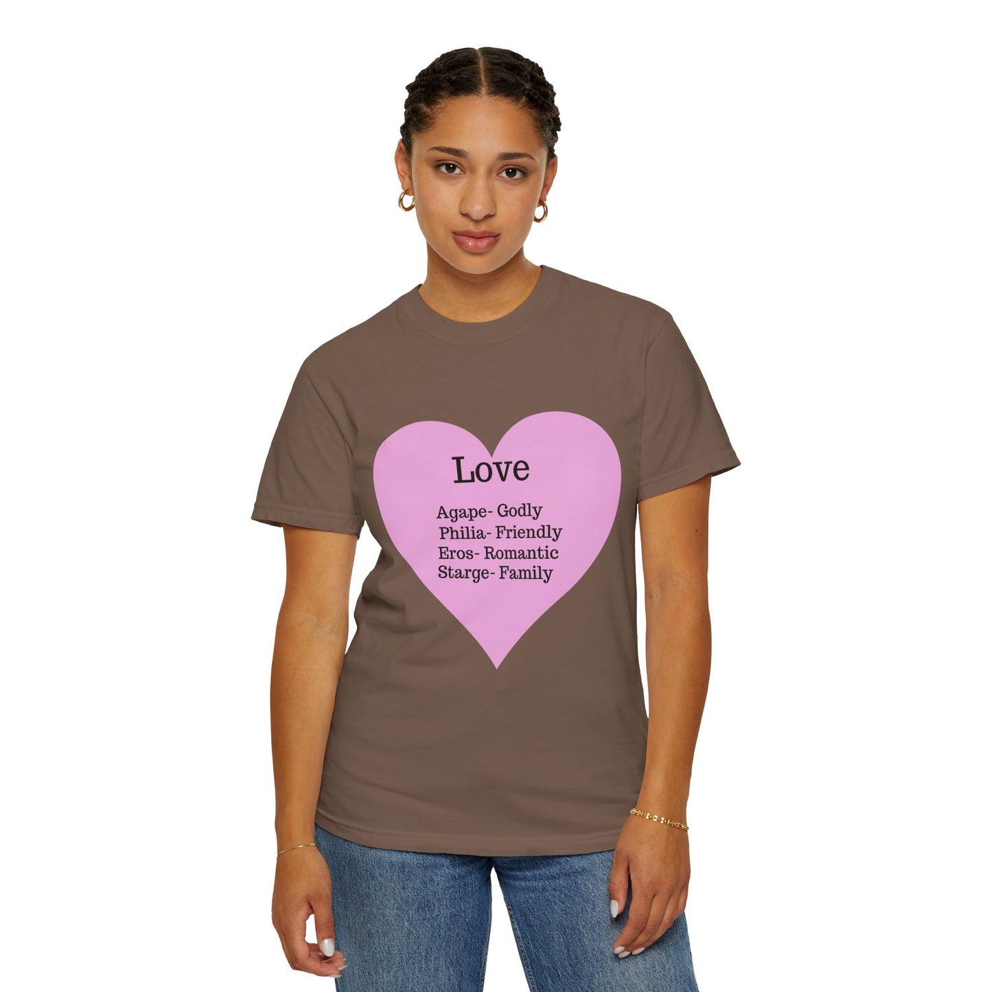 Love-Infused Unisex T-shirt: A Heartfelt Graphic Tee for All Occasions