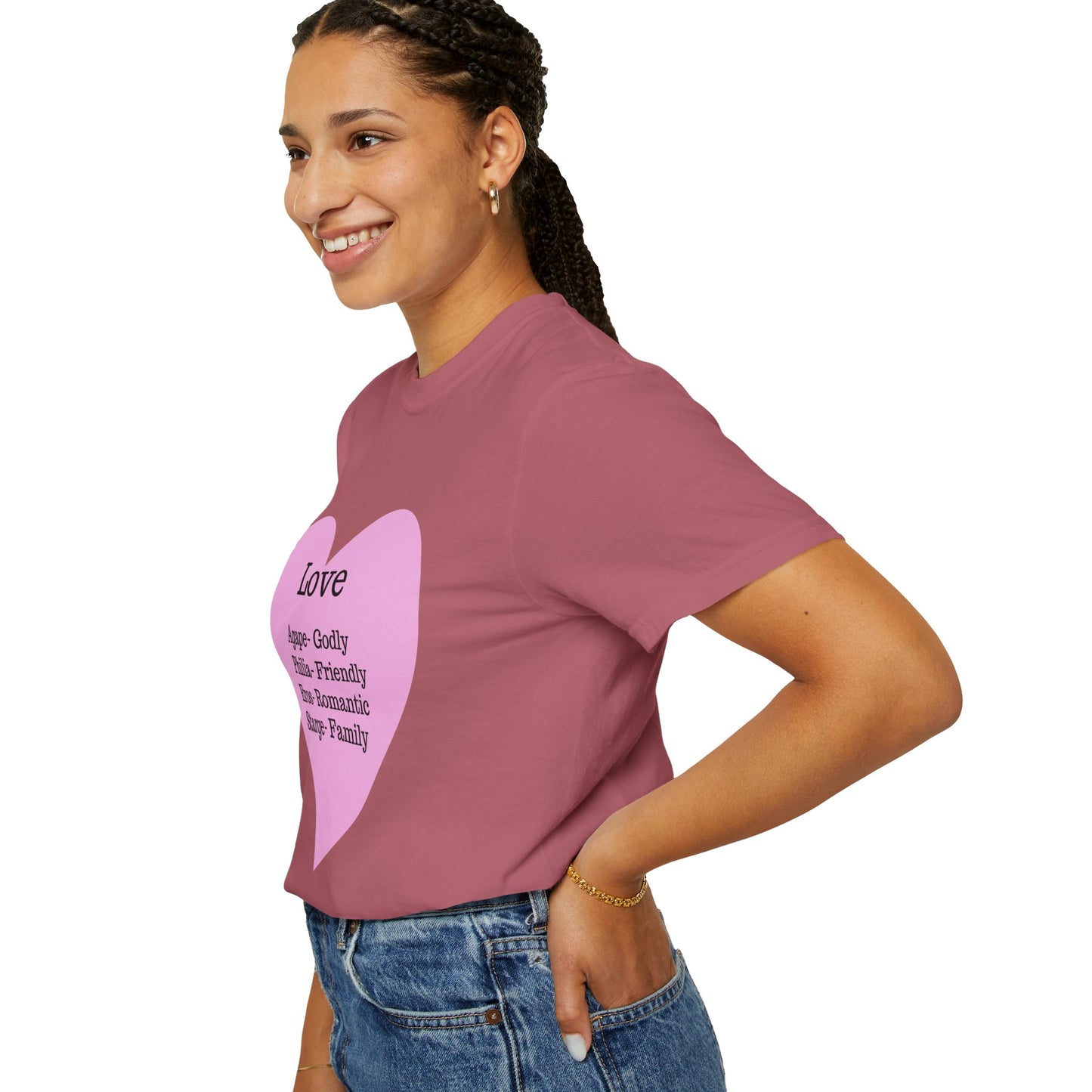 Love-Infused Unisex T-shirt: A Heartfelt Graphic Tee for All Occasions