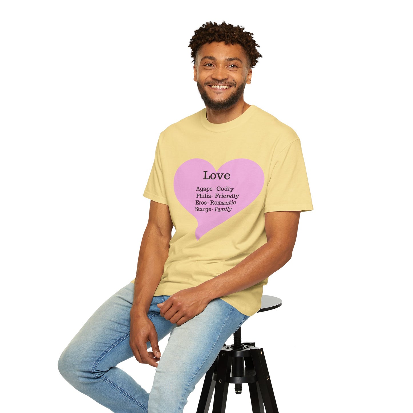 Love-Infused Unisex T-shirt: A Heartfelt Graphic Tee for All Occasions