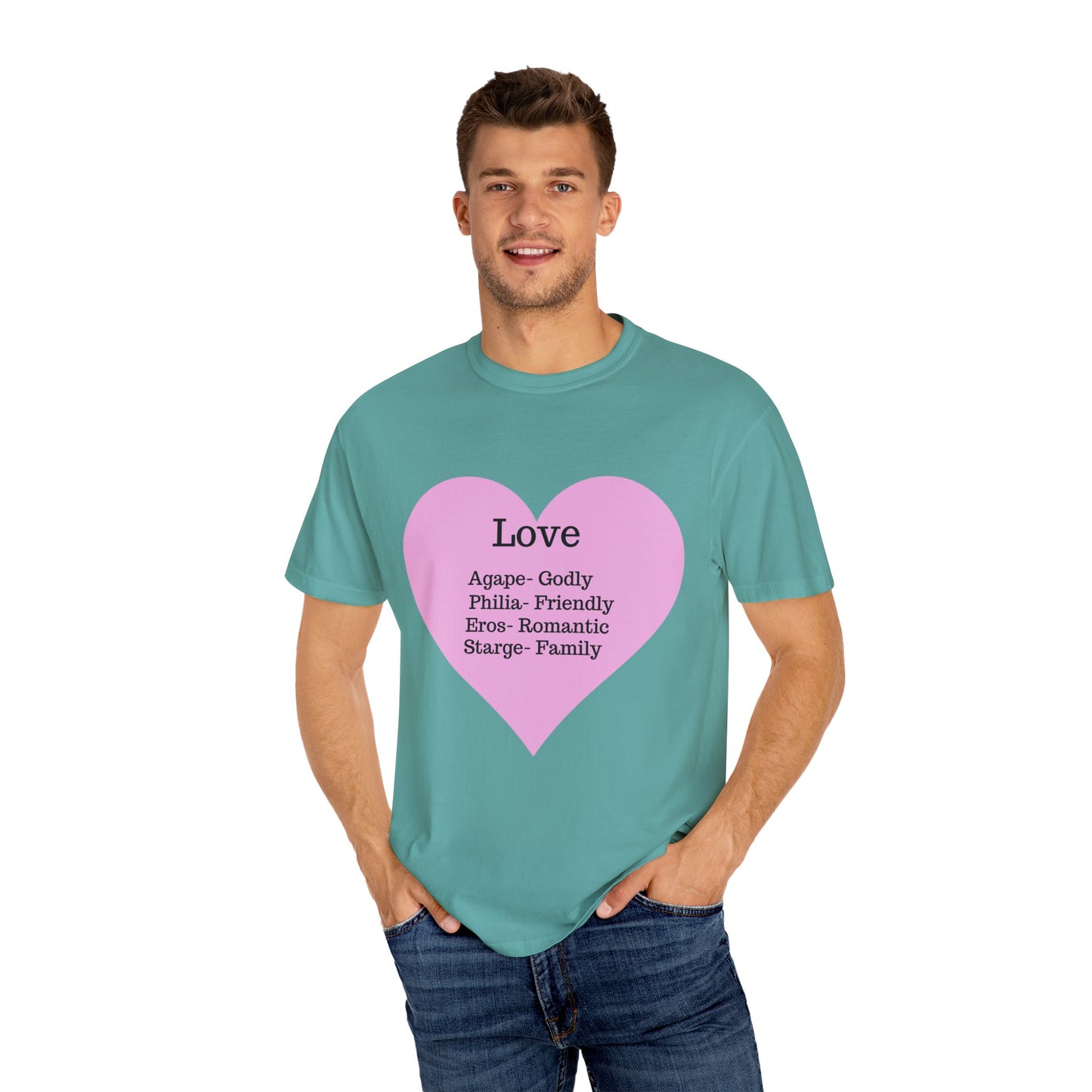Love-Infused Unisex T-shirt: A Heartfelt Graphic Tee for All Occasions