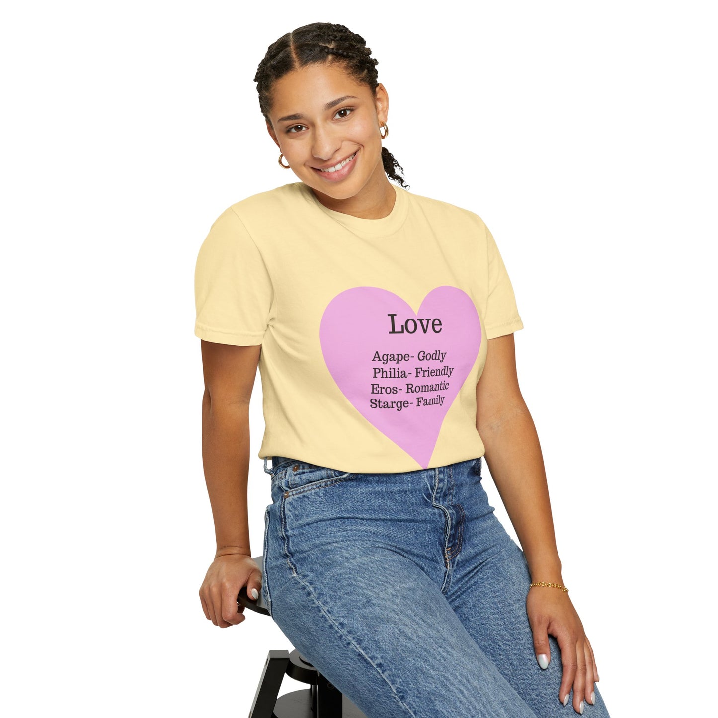 Love-Infused Unisex T-shirt: A Heartfelt Graphic Tee for All Occasions