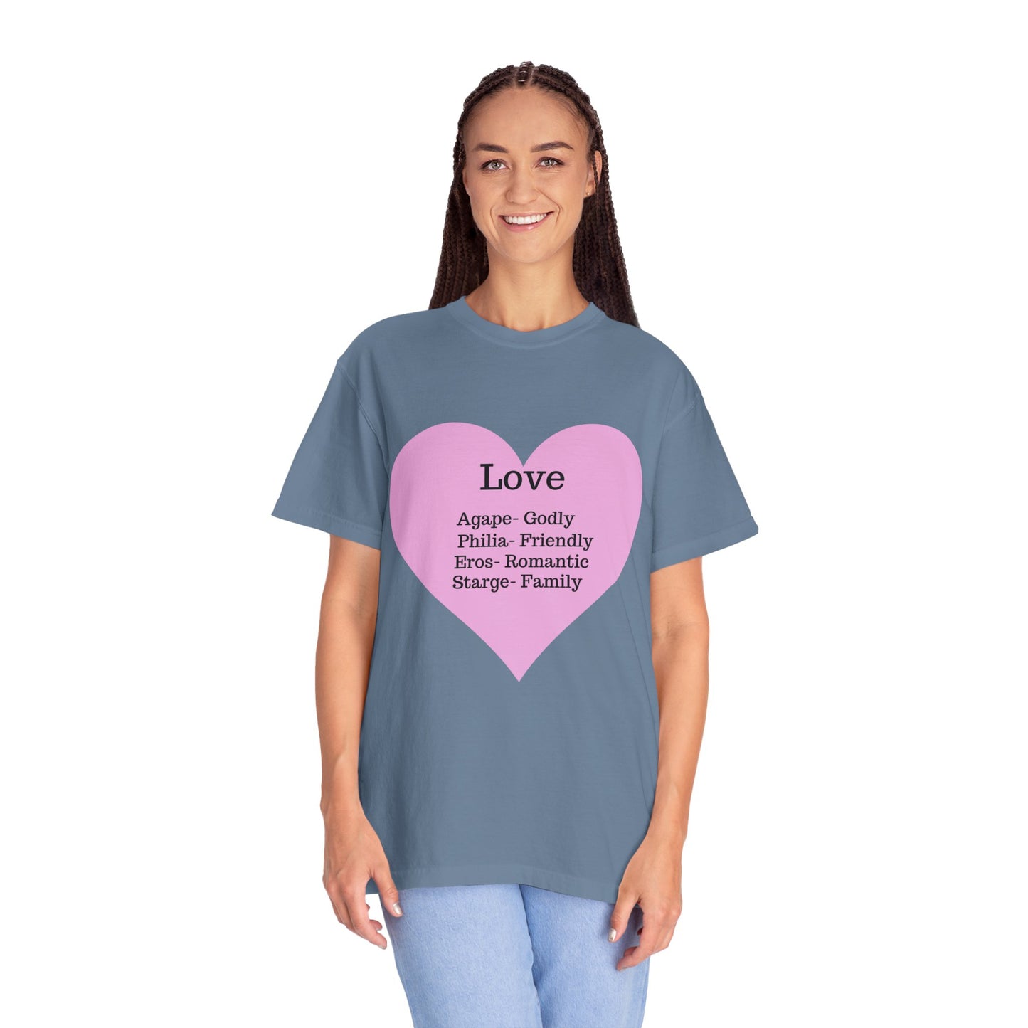 Love-Infused Unisex T-shirt: A Heartfelt Graphic Tee for All Occasions