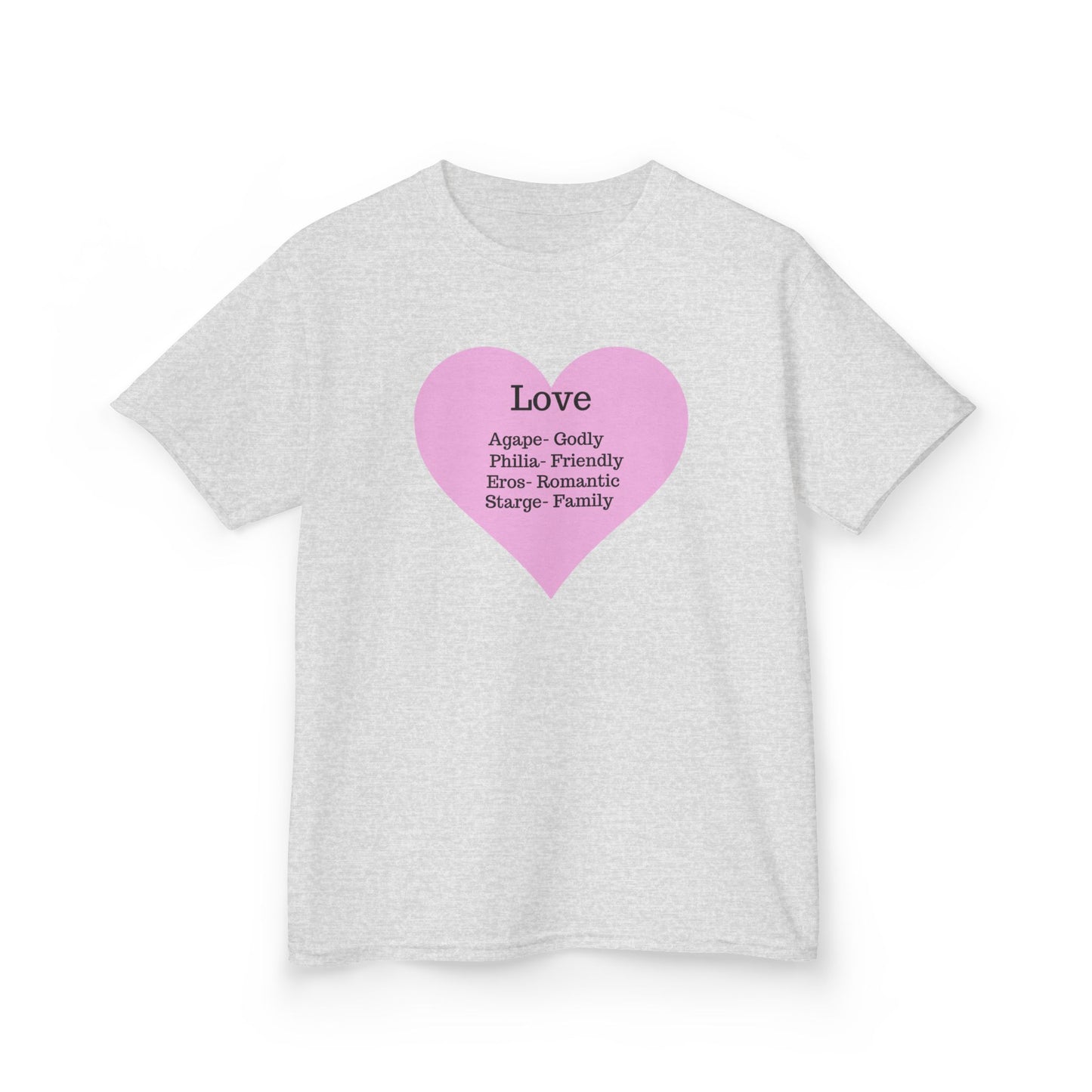 The Meaning of Love Kids T-Shirt | Heart Graphic Tee
