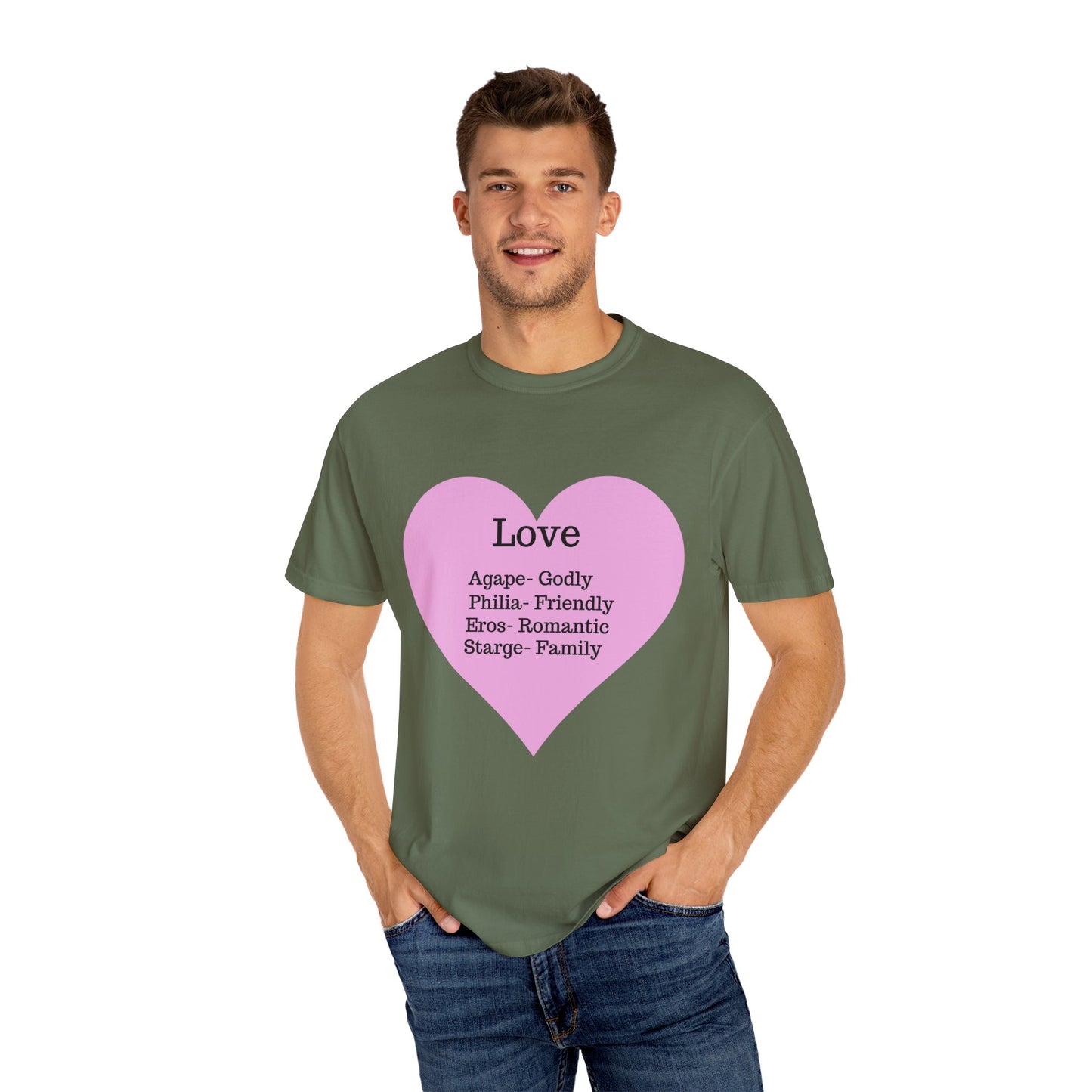 Love-Infused Unisex T-shirt: A Heartfelt Graphic Tee for All Occasions