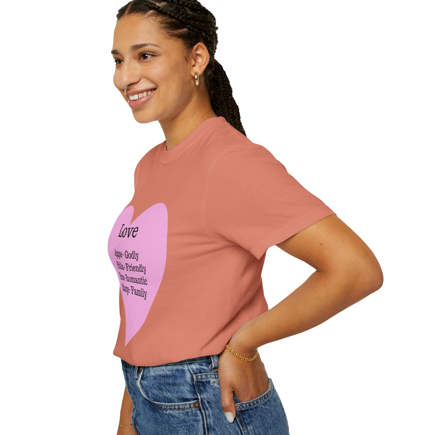 Love-Infused Unisex T-shirt: A Heartfelt Graphic Tee for All Occasions