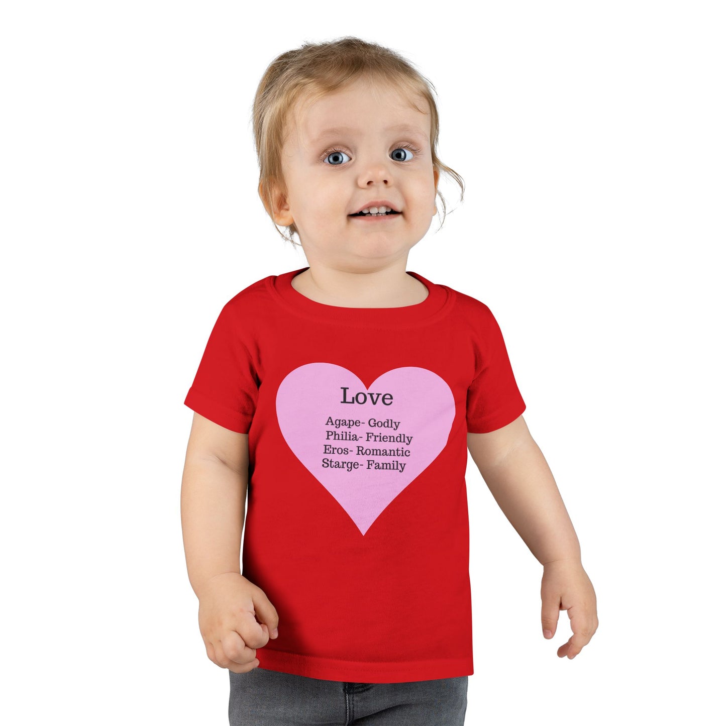 Types of Love Heart Toddler T-Shirt