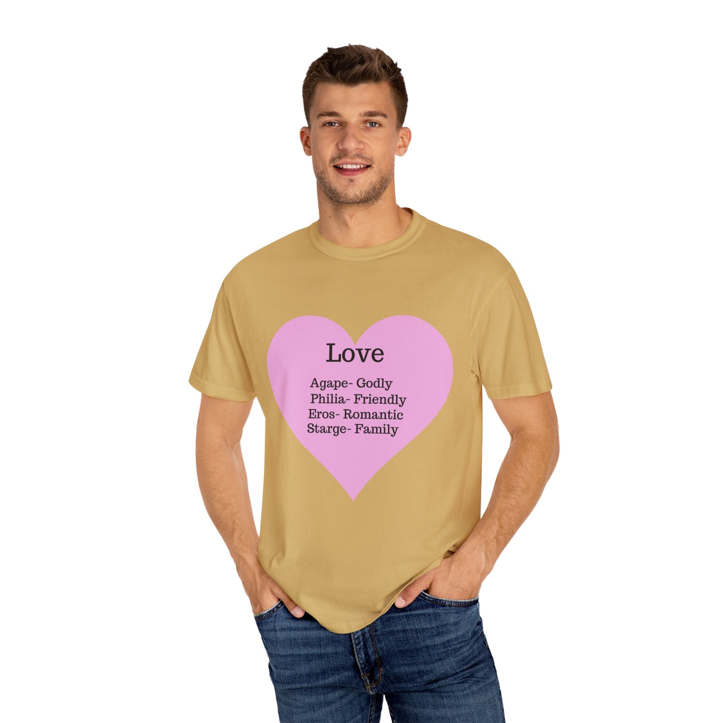 Love-Infused Unisex T-shirt: A Heartfelt Graphic Tee for All Occasions
