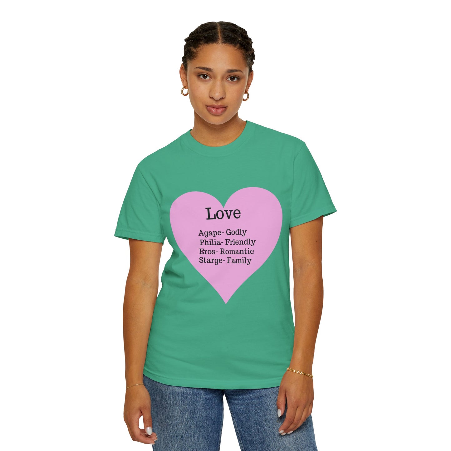 Love-Infused Unisex T-shirt: A Heartfelt Graphic Tee for All Occasions