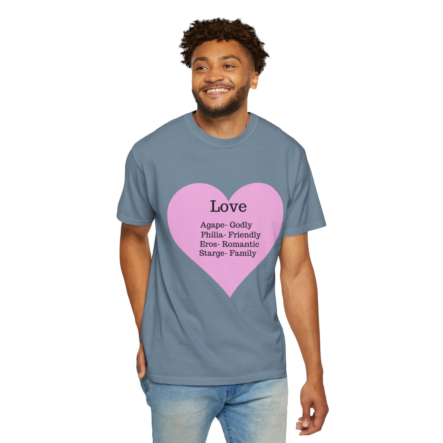 Love-Infused Unisex T-shirt: A Heartfelt Graphic Tee for All Occasions