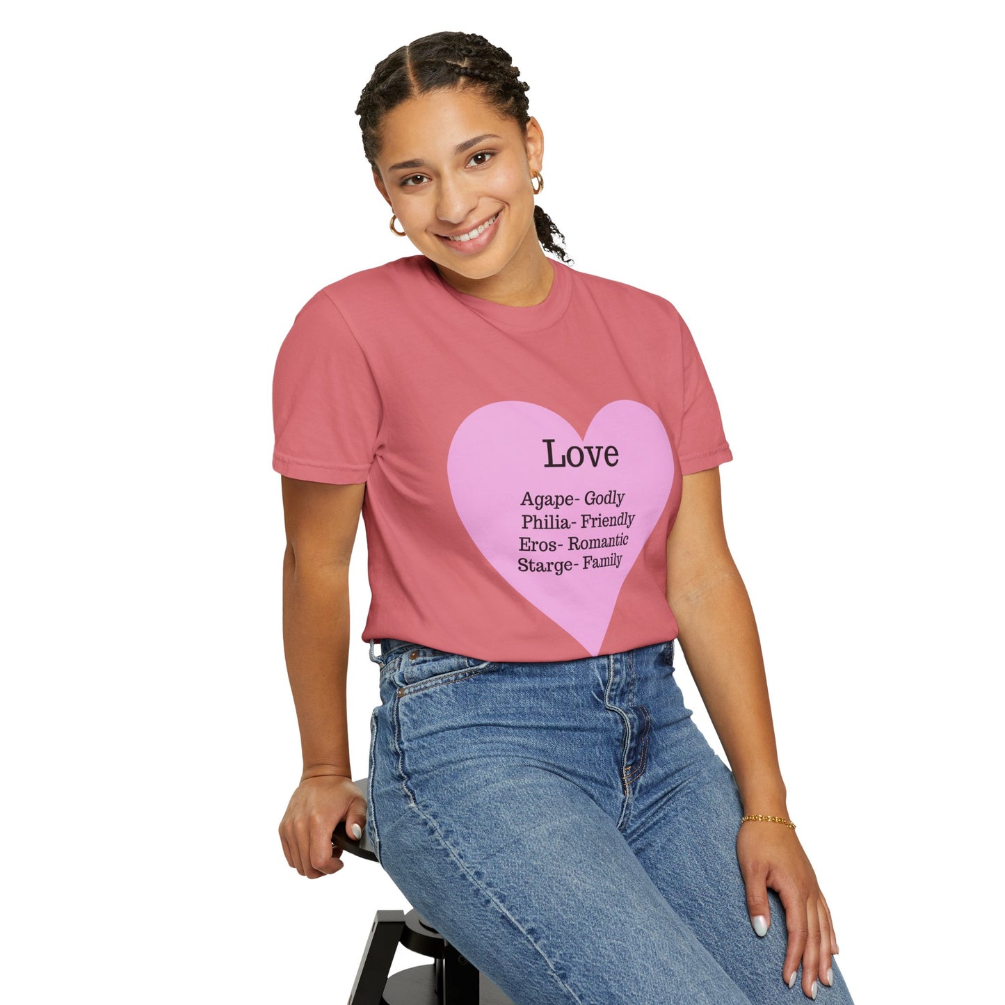 Love-Infused Unisex T-shirt: A Heartfelt Graphic Tee for All Occasions