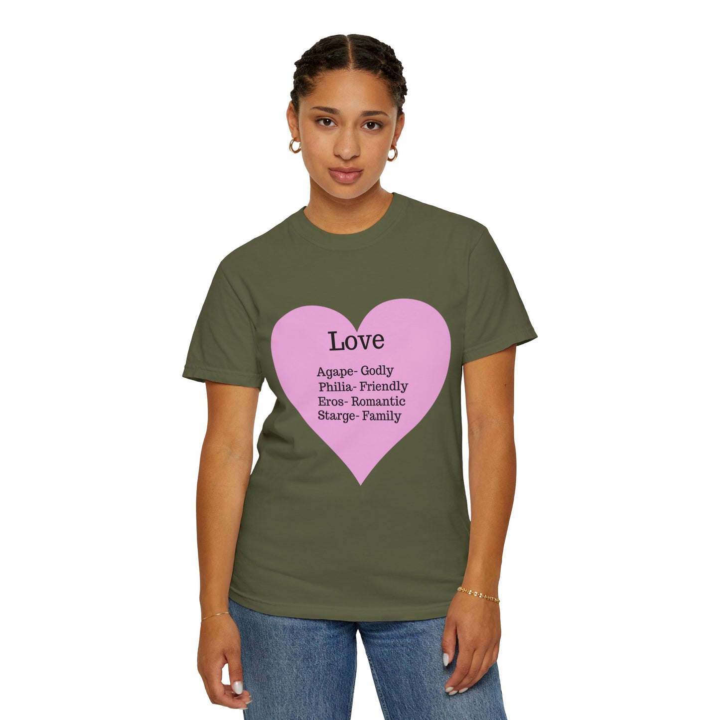 Love-Infused Unisex T-shirt: A Heartfelt Graphic Tee for All Occasions