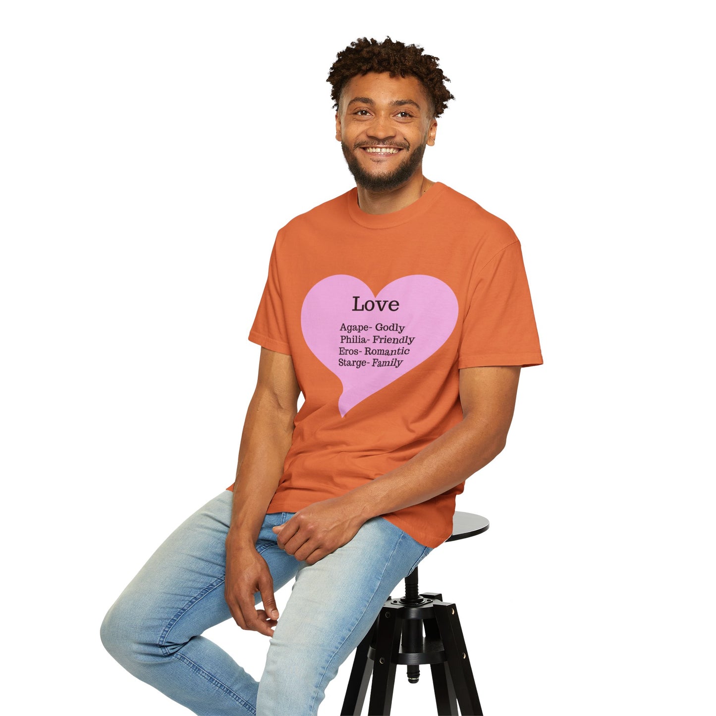 Love-Infused Unisex T-shirt: A Heartfelt Graphic Tee for All Occasions
