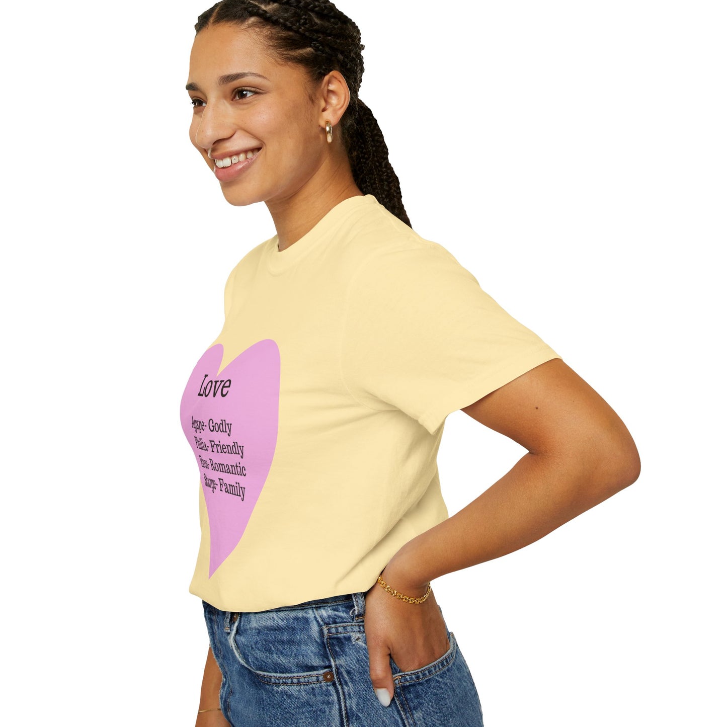 Love-Infused Unisex T-shirt: A Heartfelt Graphic Tee for All Occasions