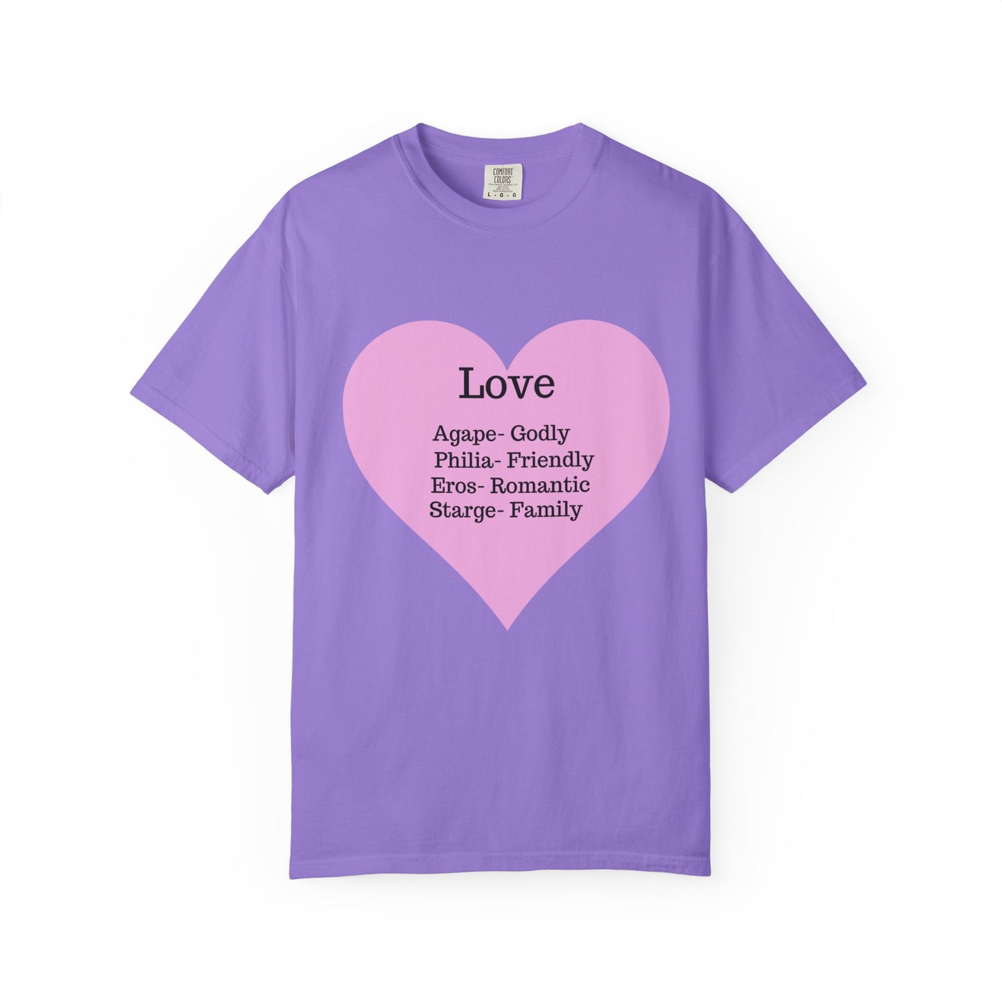 Love-Infused Unisex T-shirt: A Heartfelt Graphic Tee for All Occasions