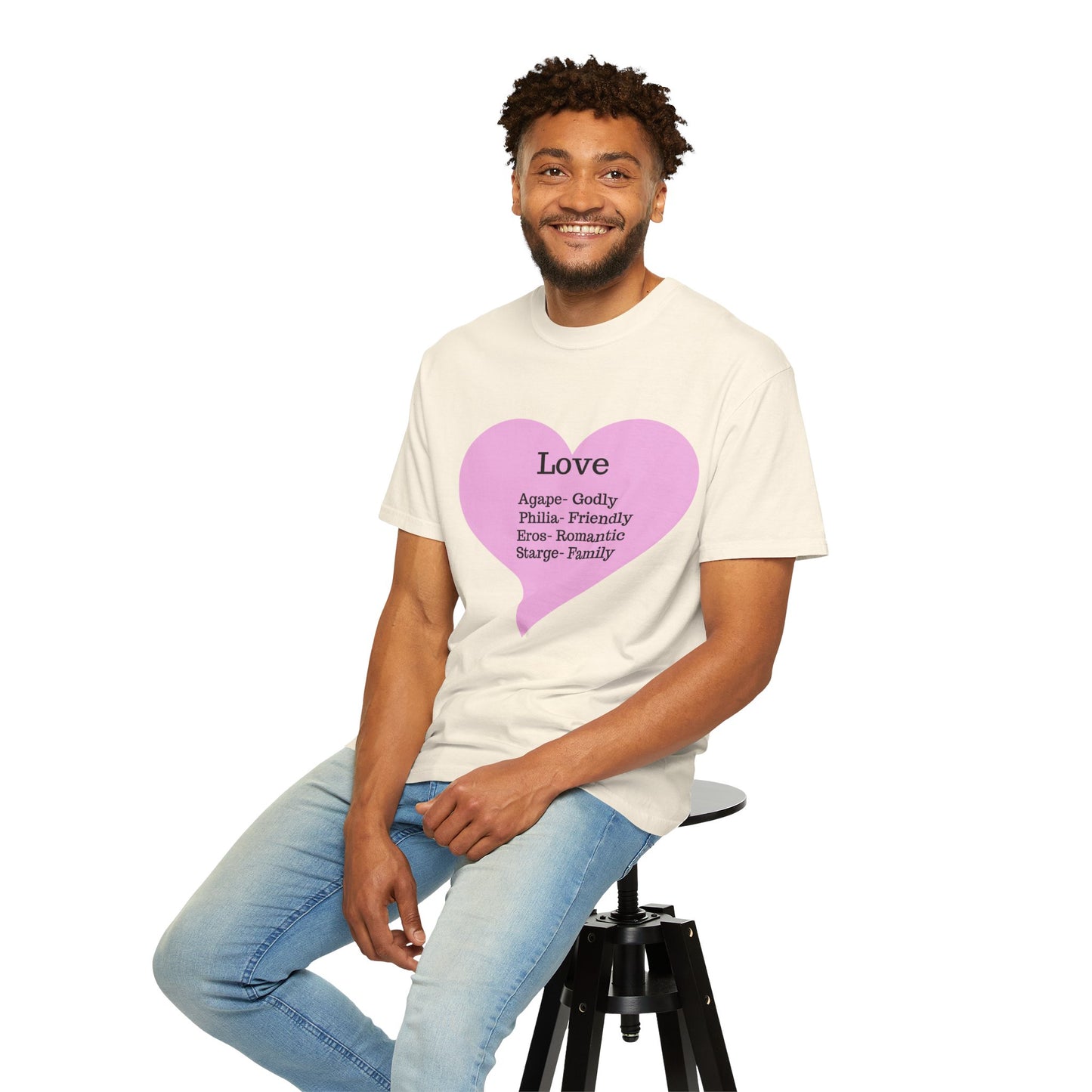 Love-Infused Unisex T-shirt: A Heartfelt Graphic Tee for All Occasions