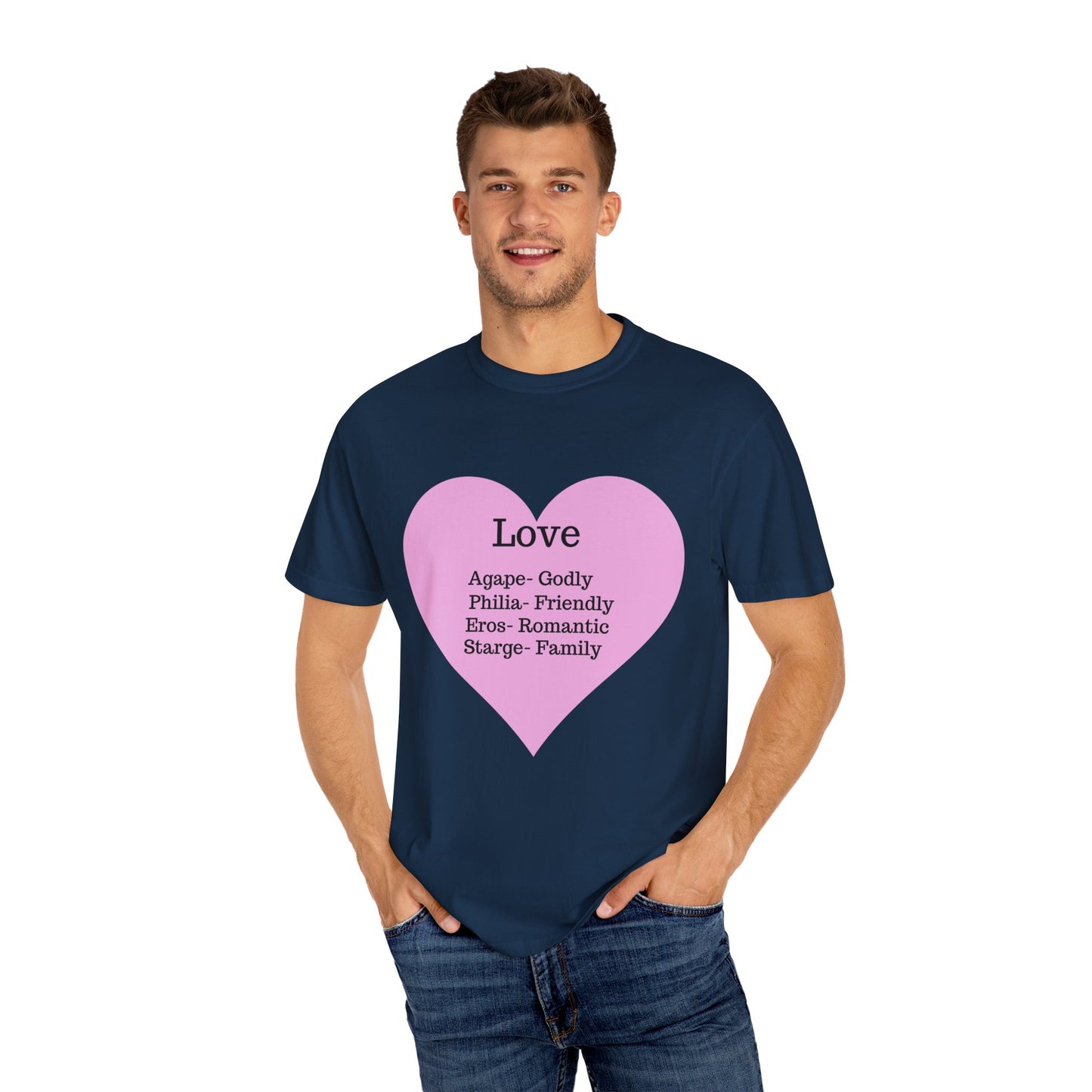 Love-Infused Unisex T-shirt: A Heartfelt Graphic Tee for All Occasions
