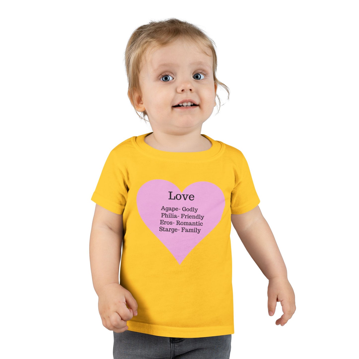 Types of Love Heart Toddler T-Shirt