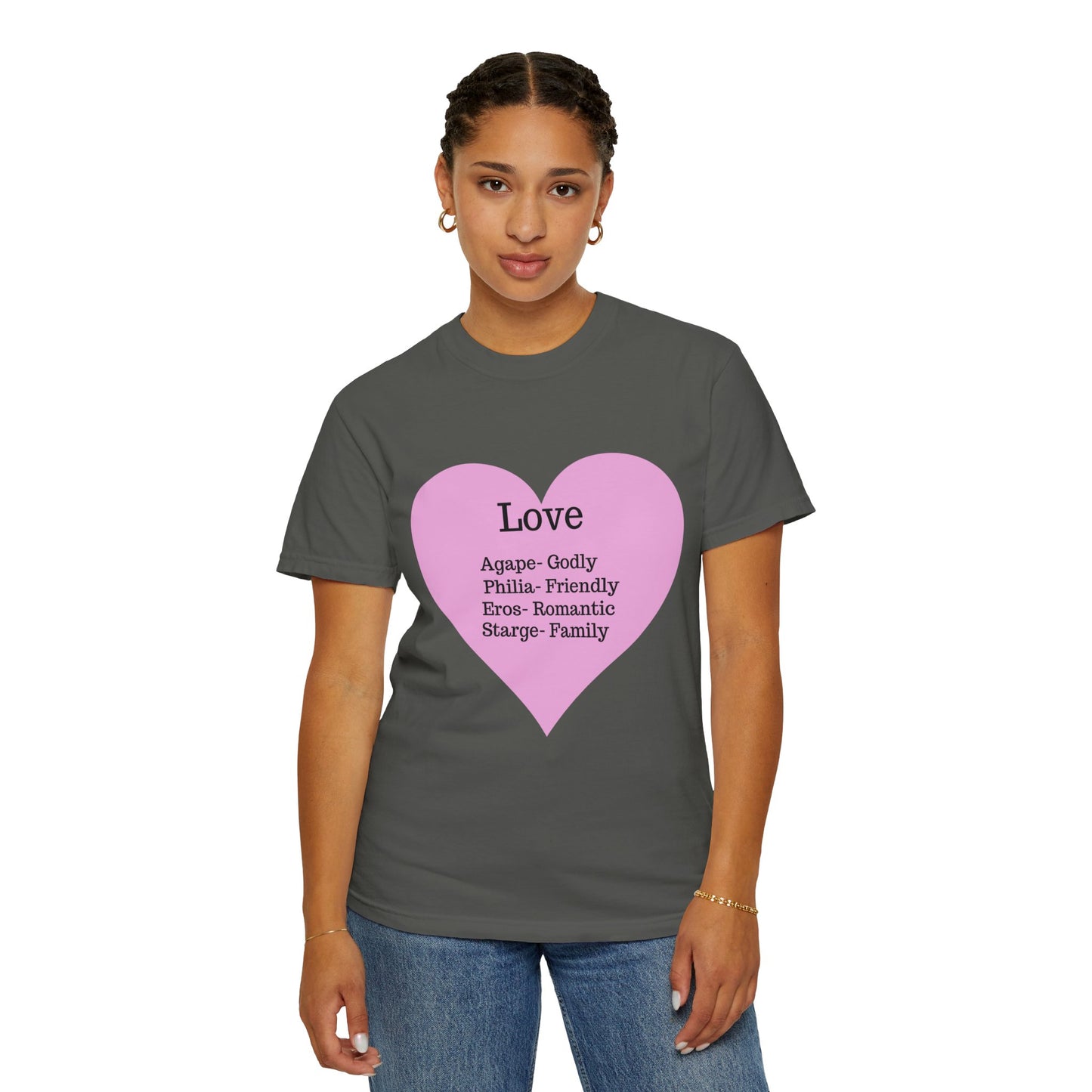Love-Infused Unisex T-shirt: A Heartfelt Graphic Tee for All Occasions