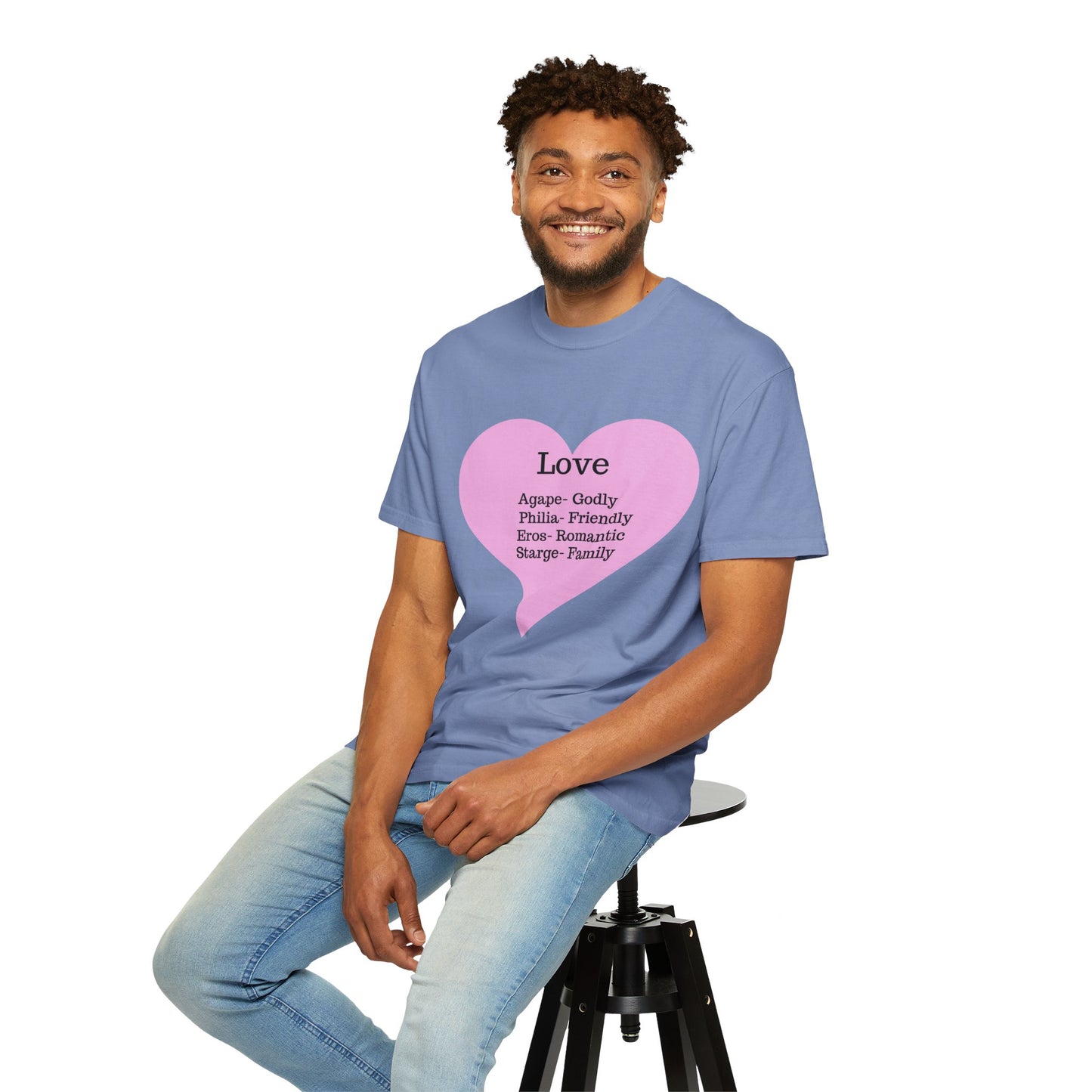 Love-Infused Unisex T-shirt: A Heartfelt Graphic Tee for All Occasions
