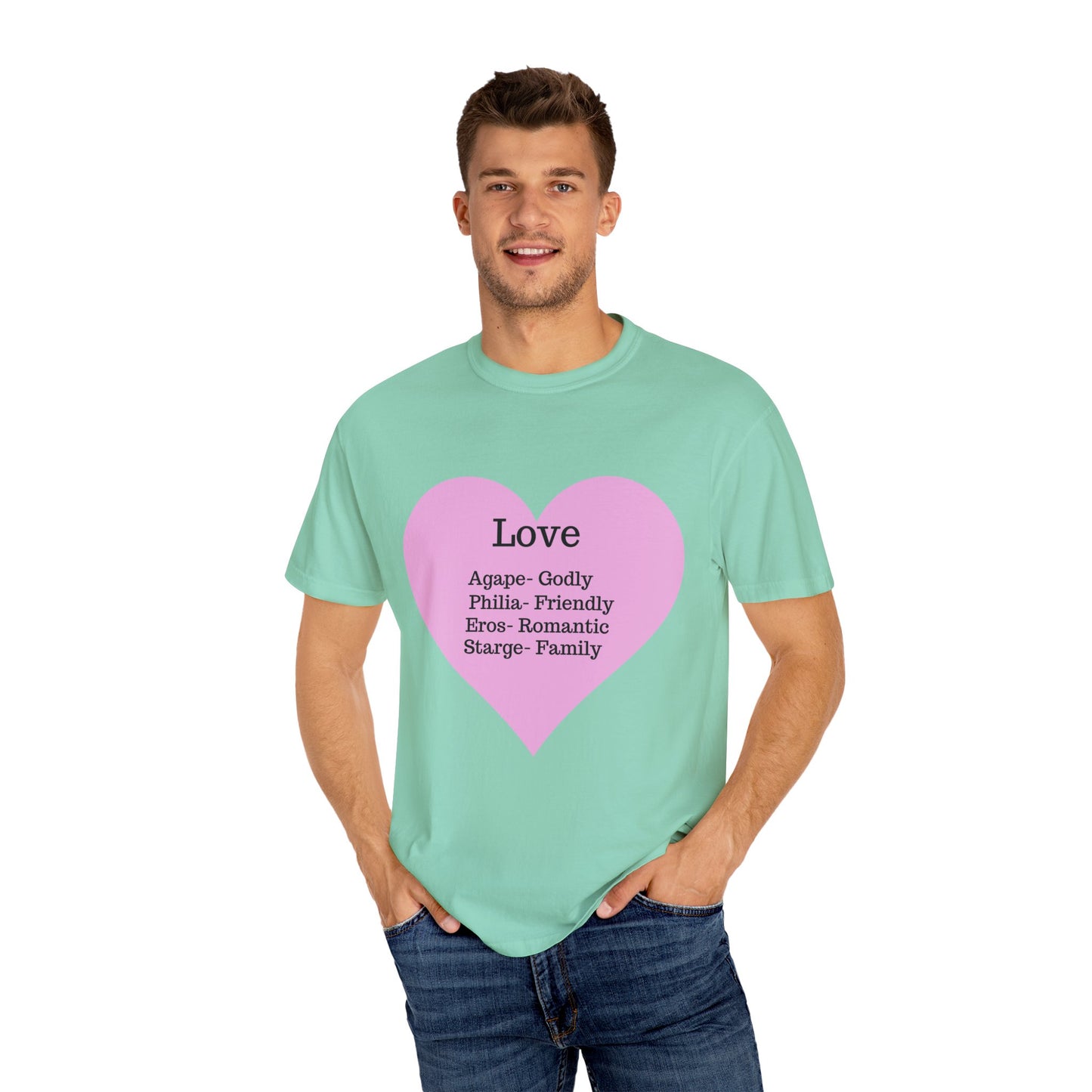Love-Infused Unisex T-shirt: A Heartfelt Graphic Tee for All Occasions