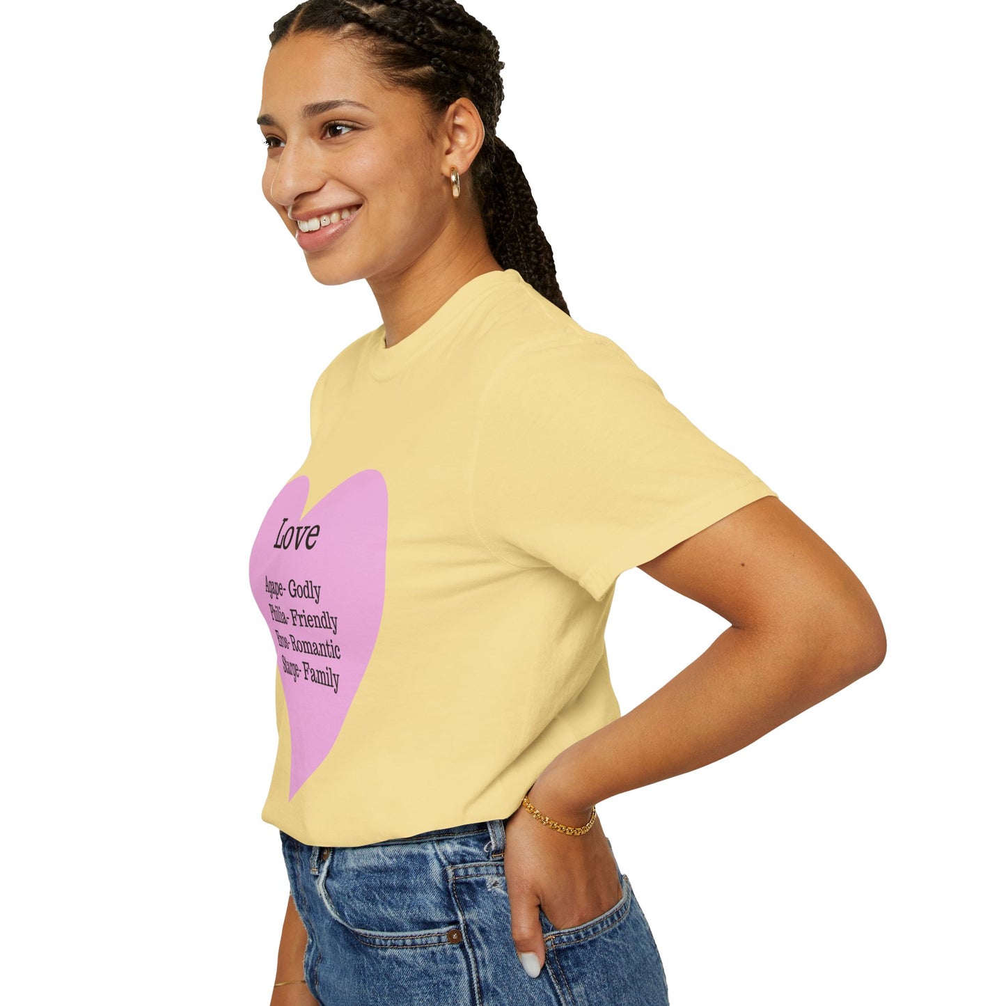 Love-Infused Unisex T-shirt: A Heartfelt Graphic Tee for All Occasions