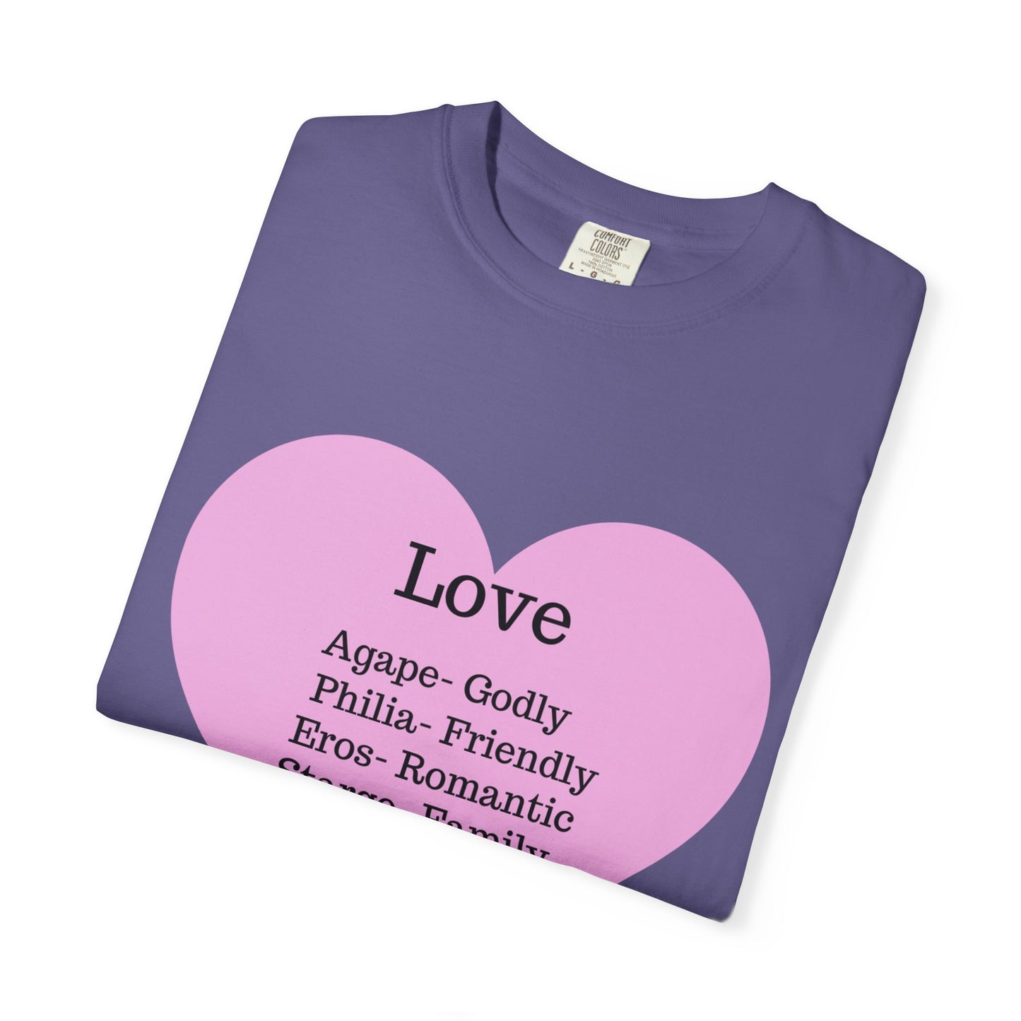 Love-Infused Unisex T-shirt: A Heartfelt Graphic Tee for All Occasions
