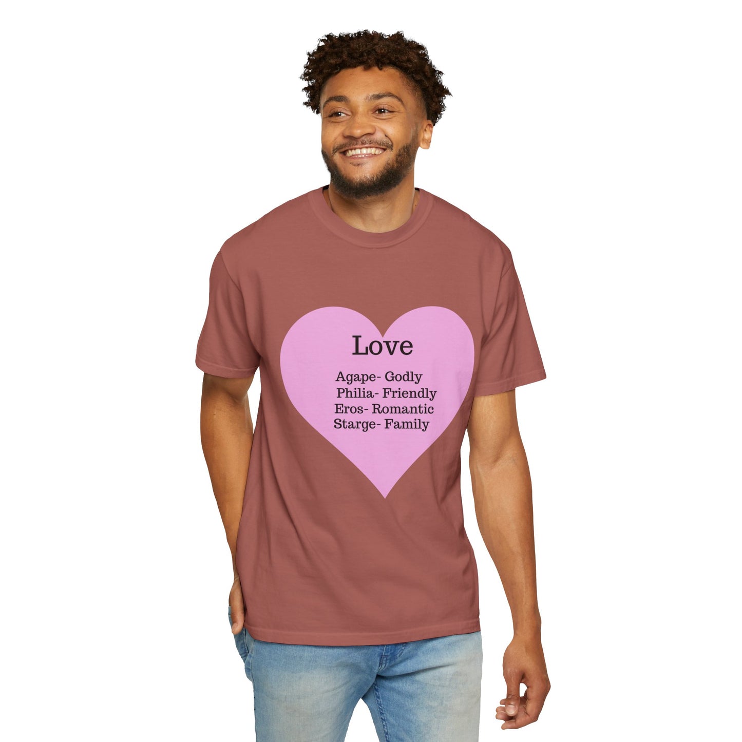 Love-Infused Unisex T-shirt: A Heartfelt Graphic Tee for All Occasions