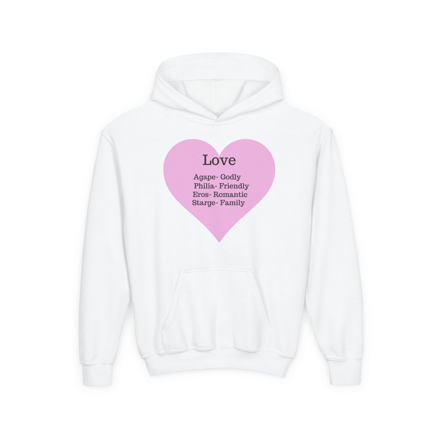 The Meaning of Love Kids Hoodie