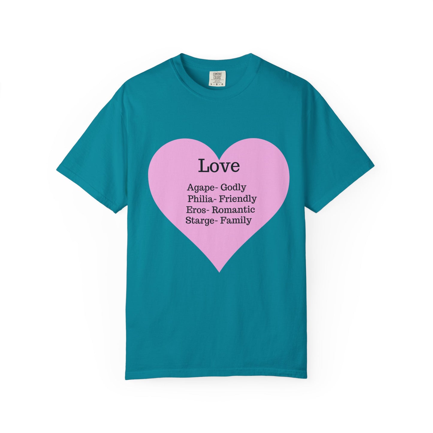 Love-Infused Unisex T-shirt: A Heartfelt Graphic Tee for All Occasions