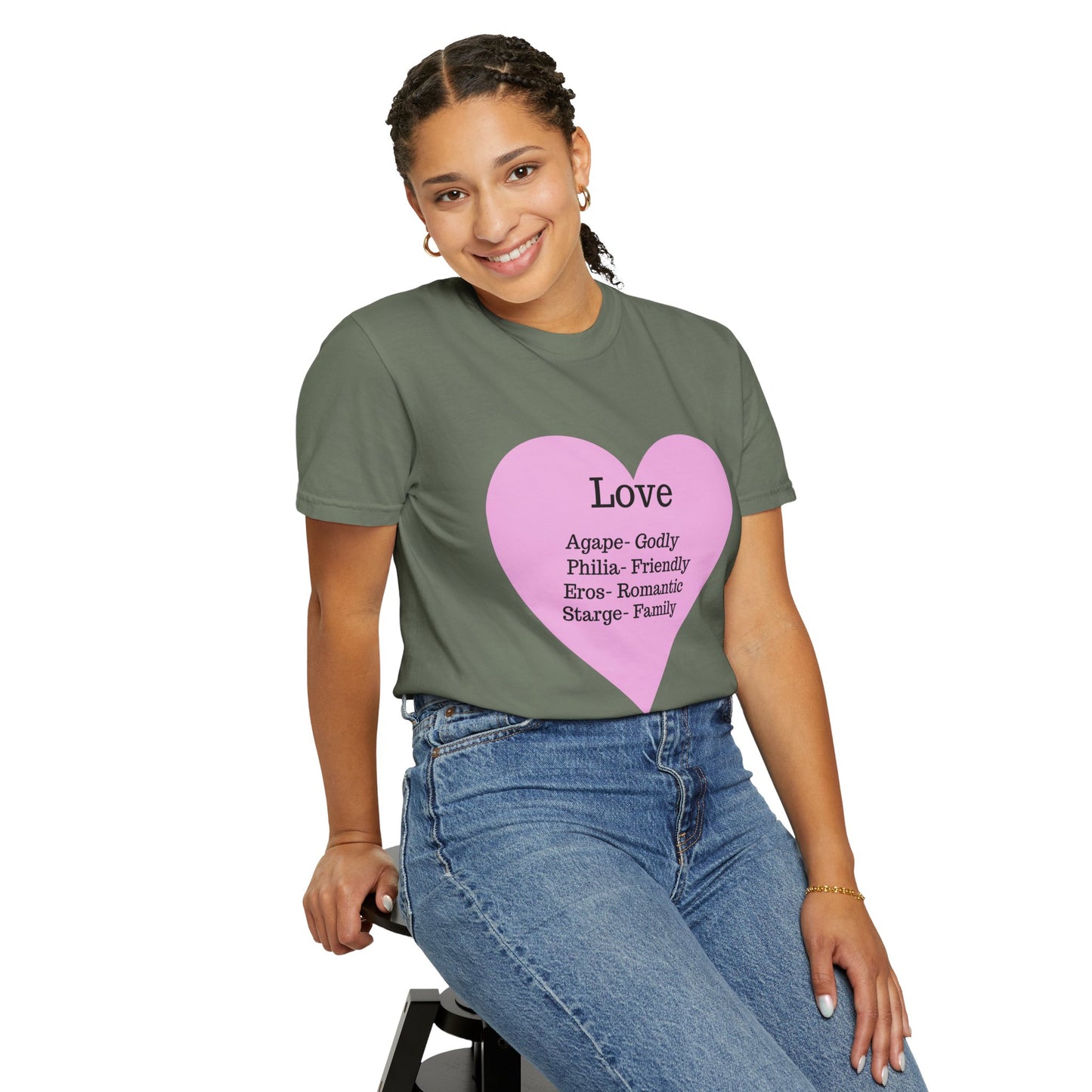 Love-Infused Unisex T-shirt: A Heartfelt Graphic Tee for All Occasions