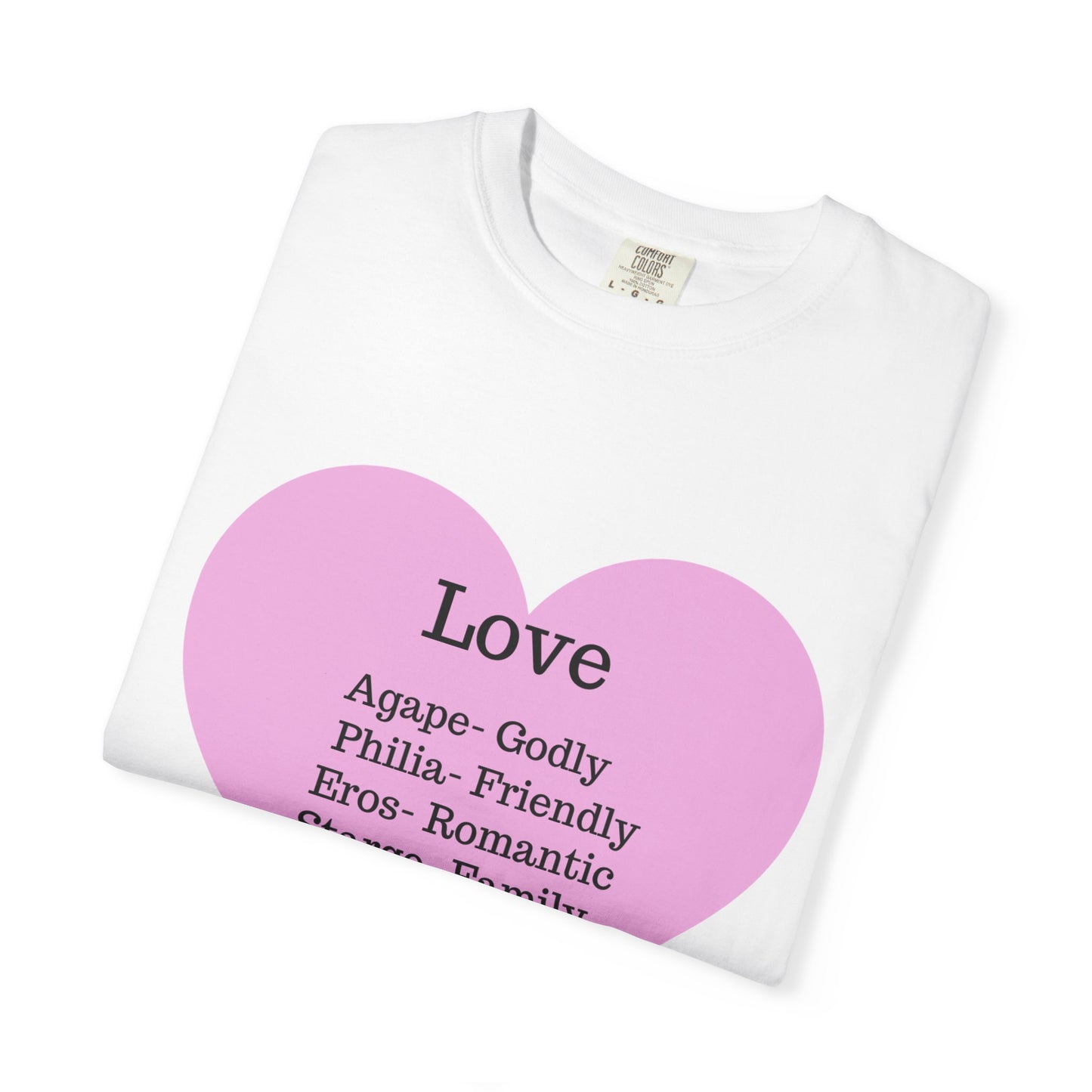 Love-Infused Unisex T-shirt: A Heartfelt Graphic Tee for All Occasions