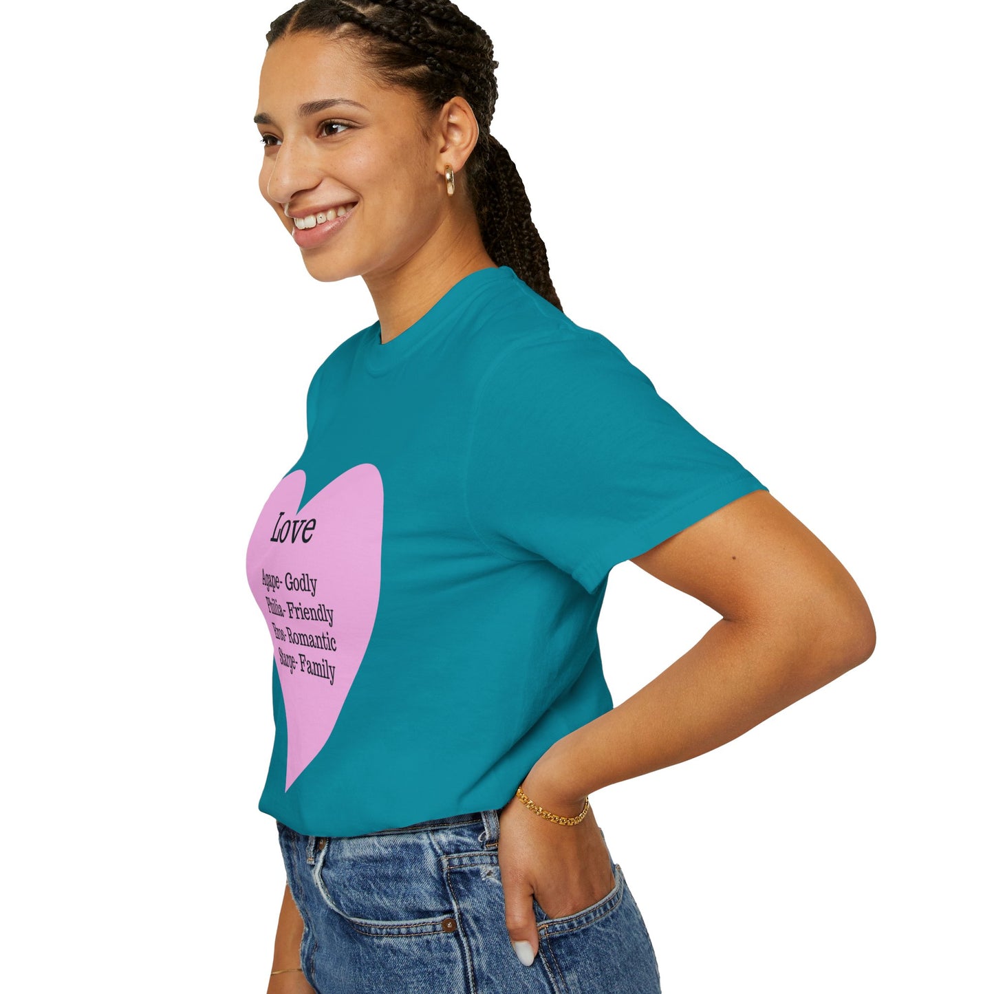 Love-Infused Unisex T-shirt: A Heartfelt Graphic Tee for All Occasions