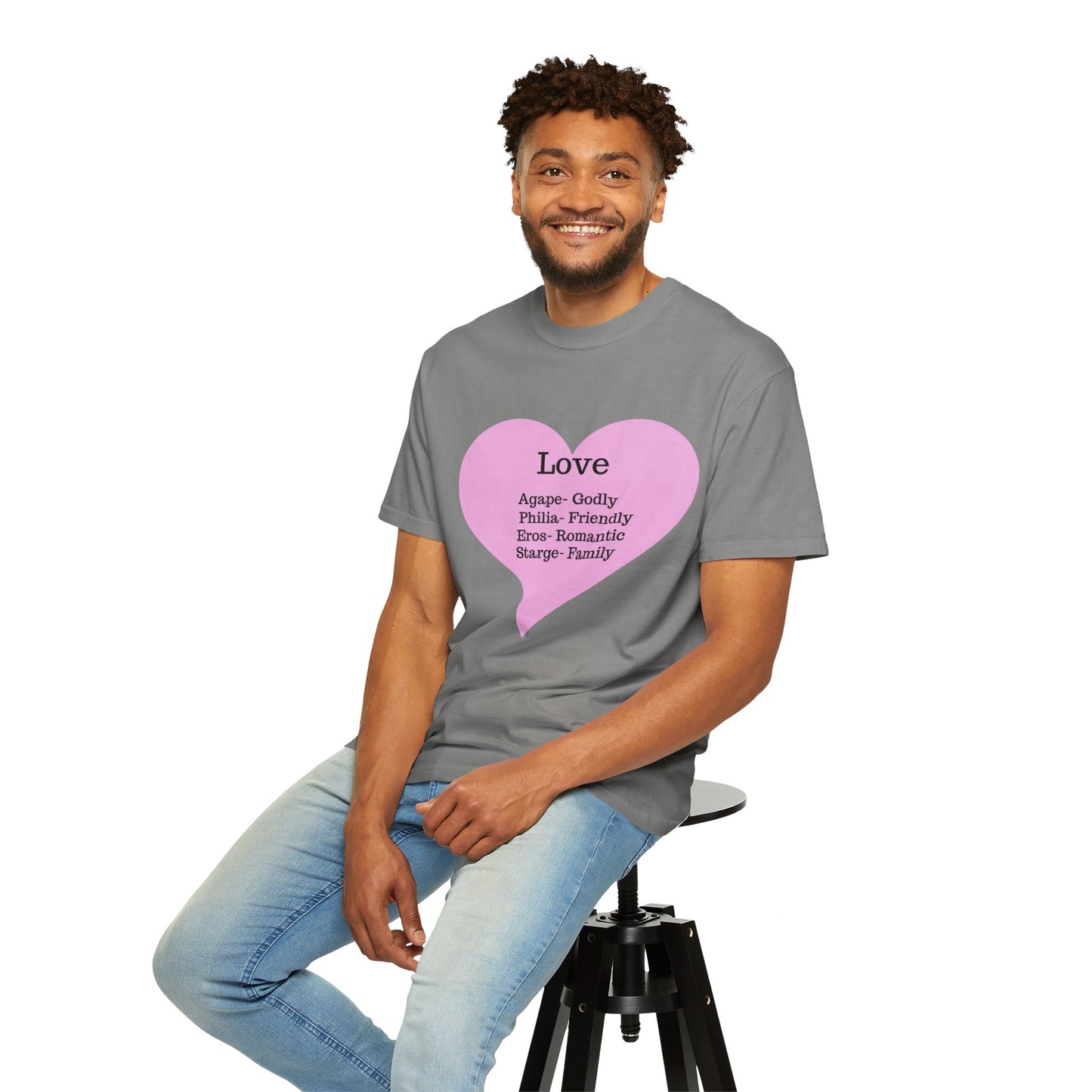 Love-Infused Unisex T-shirt: A Heartfelt Graphic Tee for All Occasions