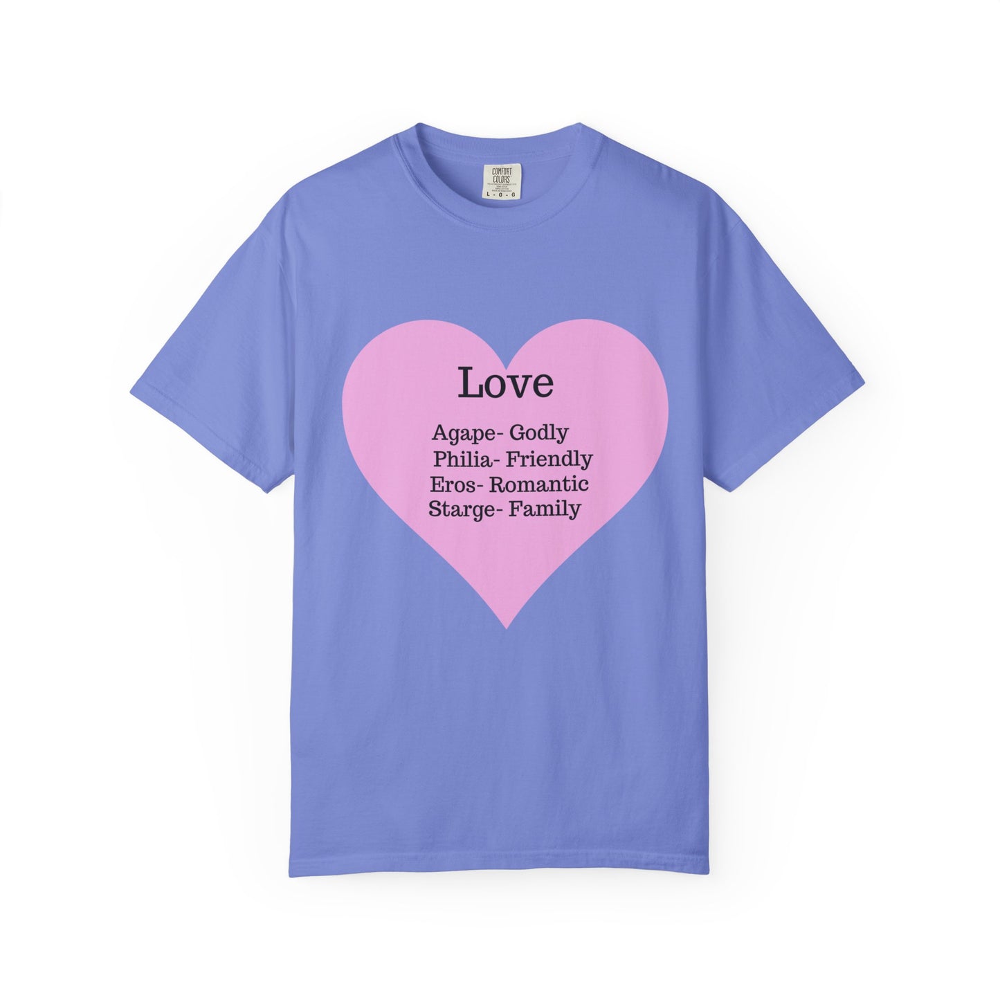 Love-Infused Unisex T-shirt: A Heartfelt Graphic Tee for All Occasions