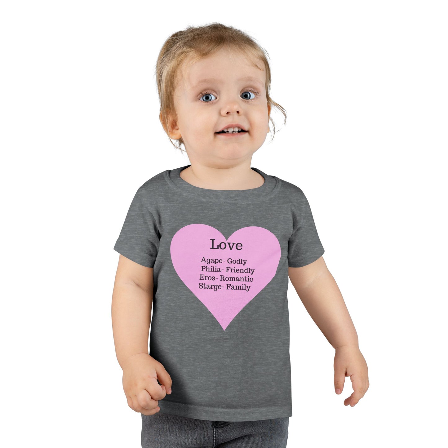 Types of Love Heart Toddler T-Shirt