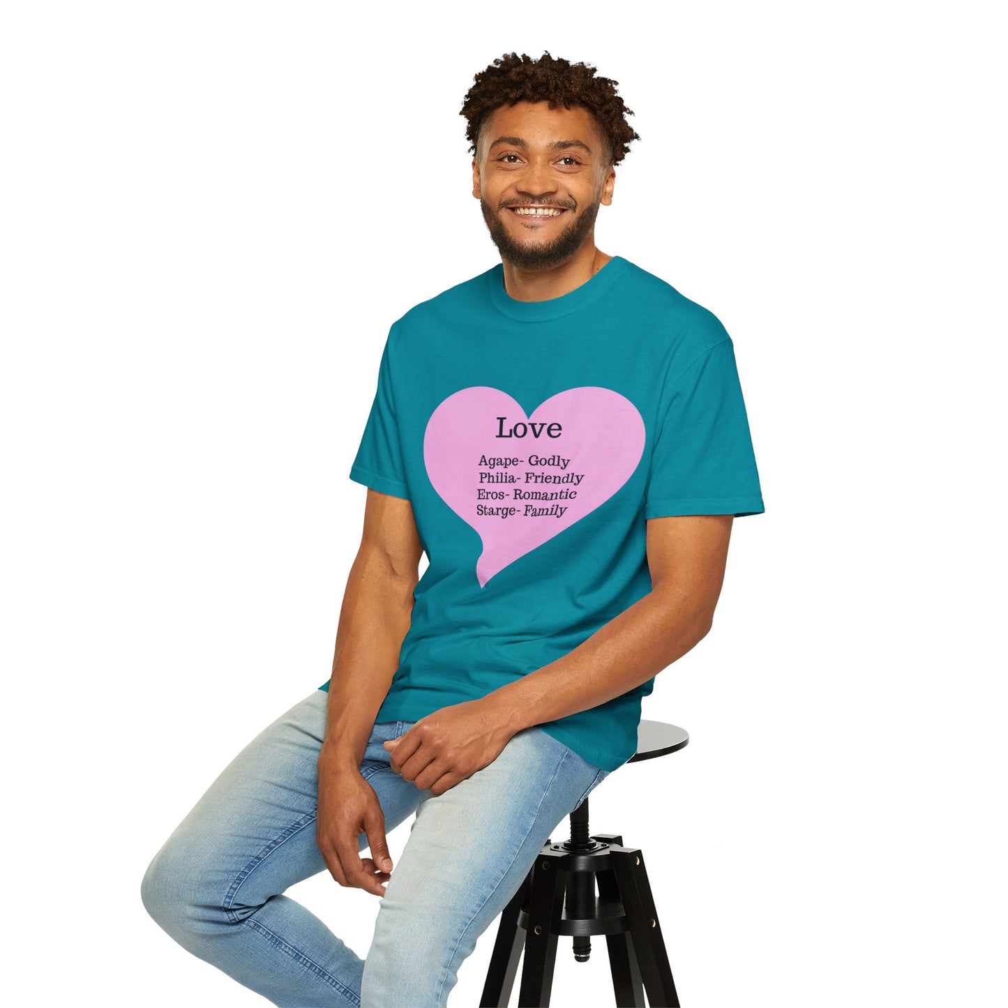 Love-Infused Unisex T-shirt: A Heartfelt Graphic Tee for All Occasions