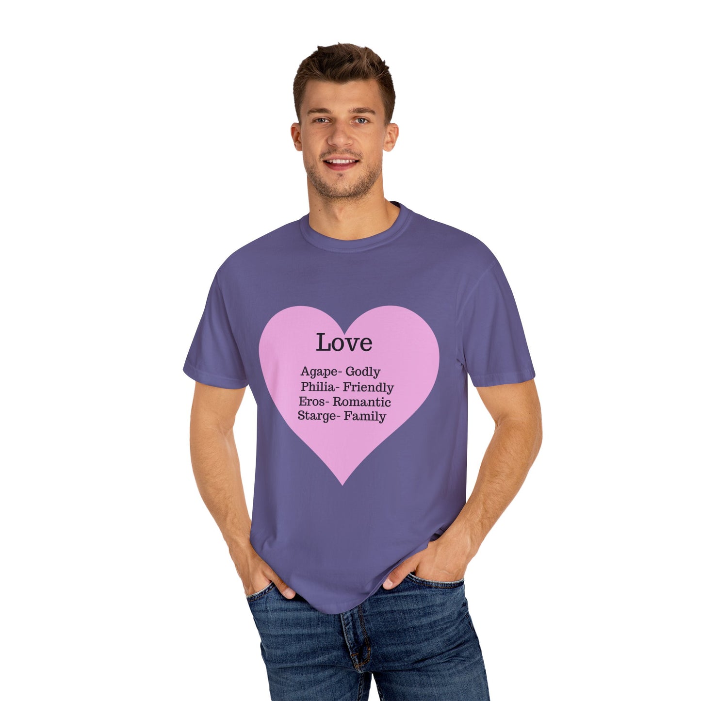 Love-Infused Unisex T-shirt: A Heartfelt Graphic Tee for All Occasions