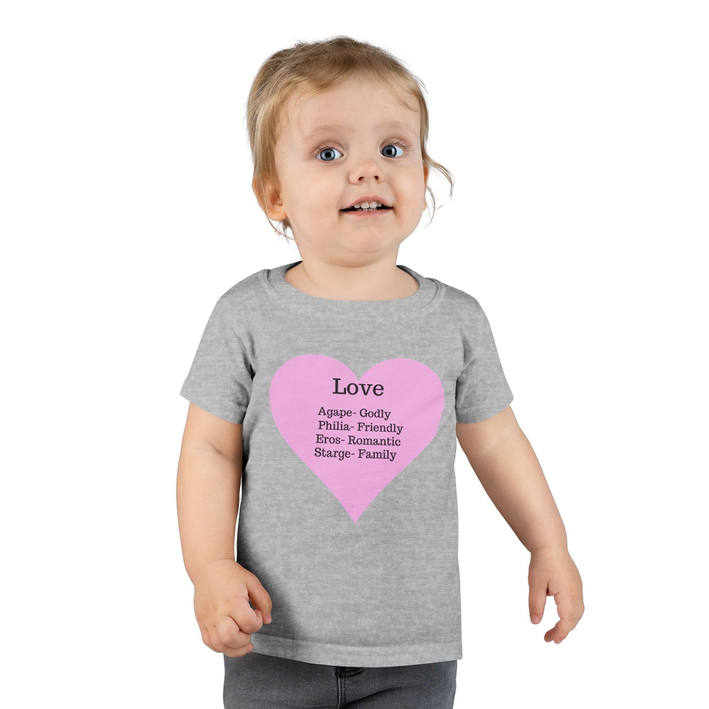 Types of Love Heart Toddler T-Shirt