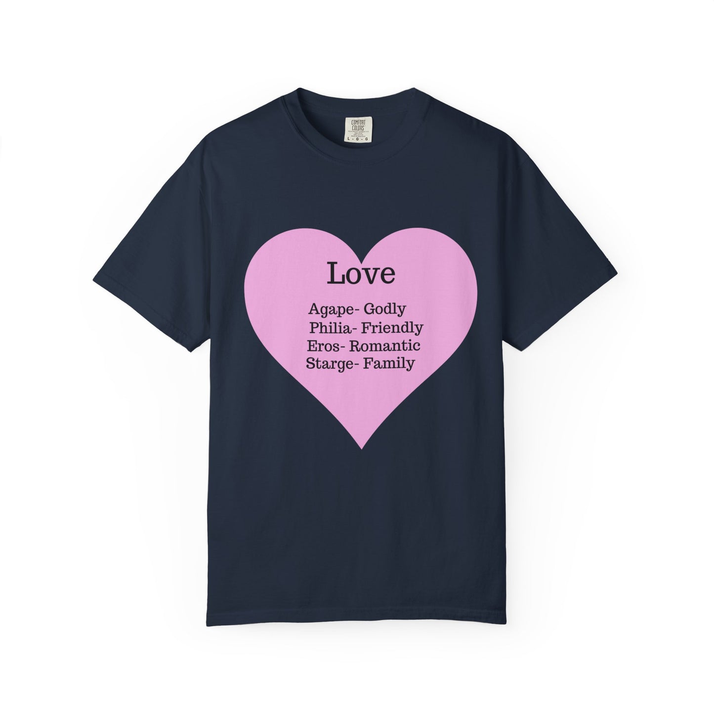 Love-Infused Unisex T-shirt: A Heartfelt Graphic Tee for All Occasions