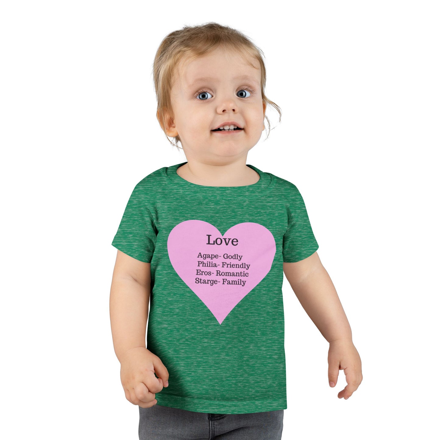 Types of Love Heart Toddler T-Shirt