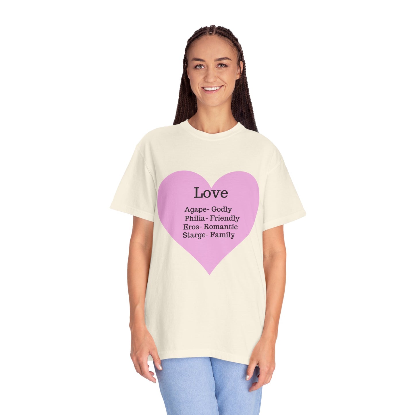 Love-Infused Unisex T-shirt: A Heartfelt Graphic Tee for All Occasions