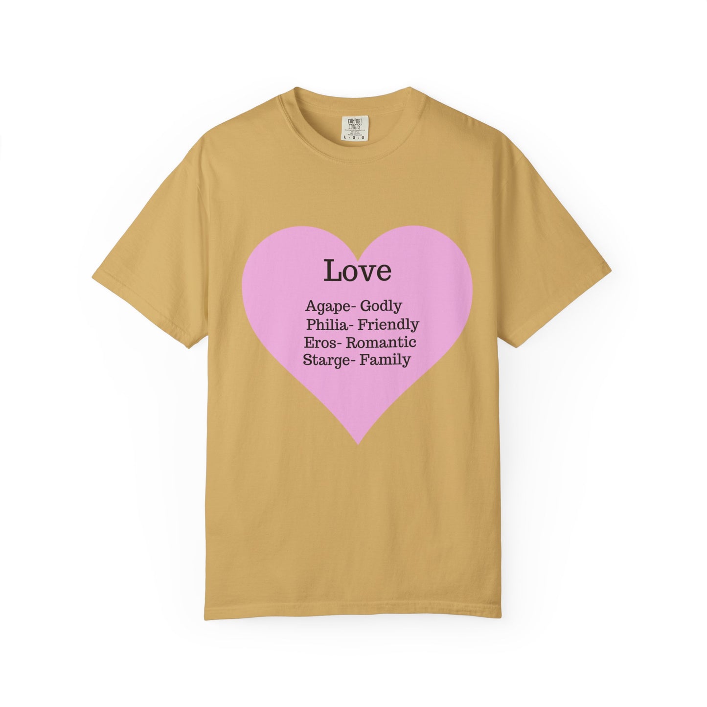 Love-Infused Unisex T-shirt: A Heartfelt Graphic Tee for All Occasions