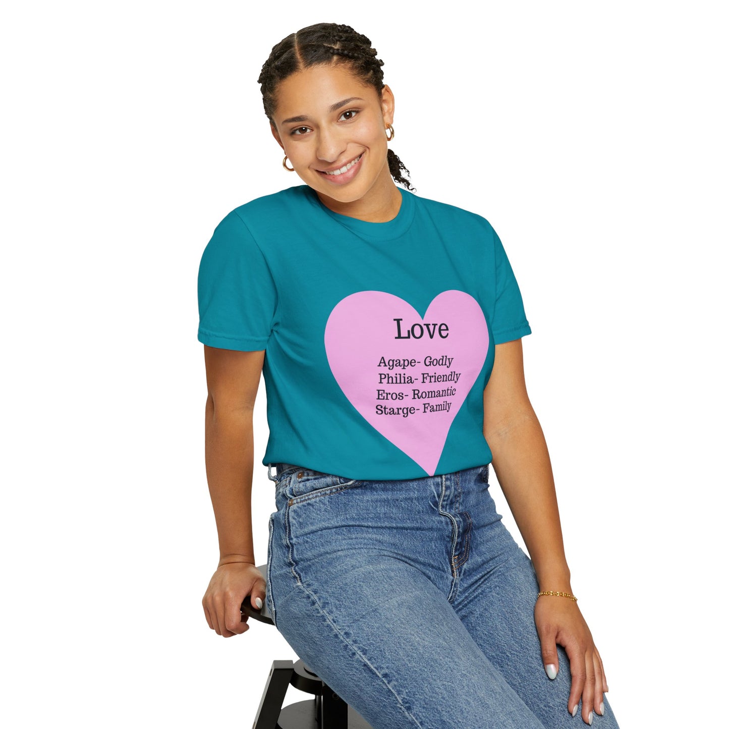 Love-Infused Unisex T-shirt: A Heartfelt Graphic Tee for All Occasions