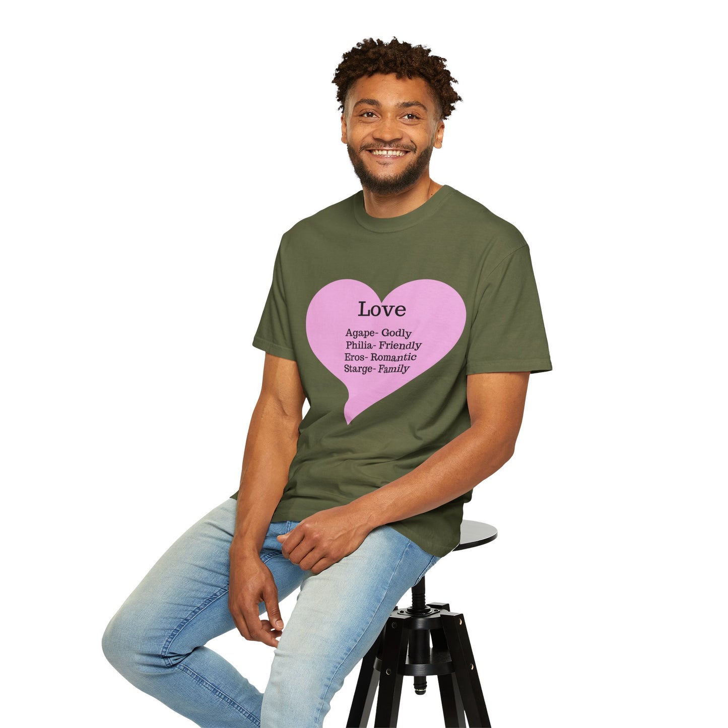 Love-Infused Unisex T-shirt: A Heartfelt Graphic Tee for All Occasions