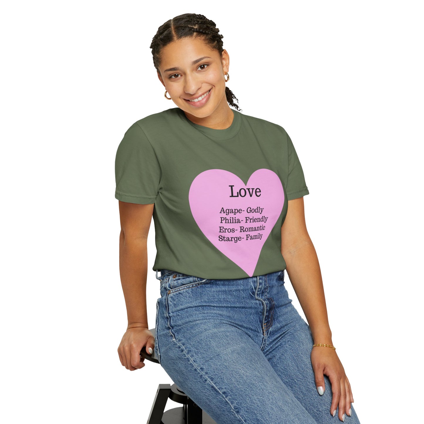 Love-Infused Unisex T-shirt: A Heartfelt Graphic Tee for All Occasions