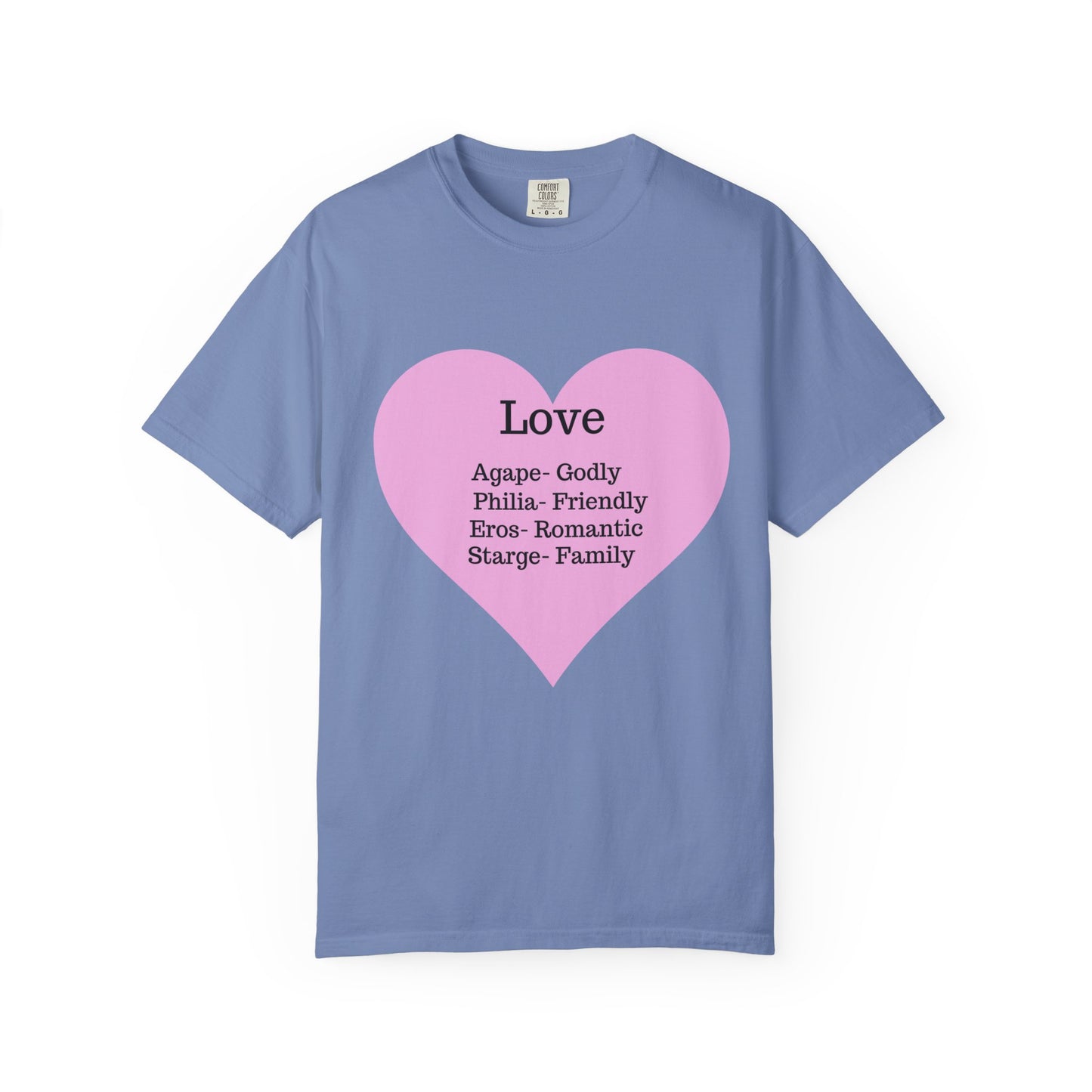 Love-Infused Unisex T-shirt: A Heartfelt Graphic Tee for All Occasions