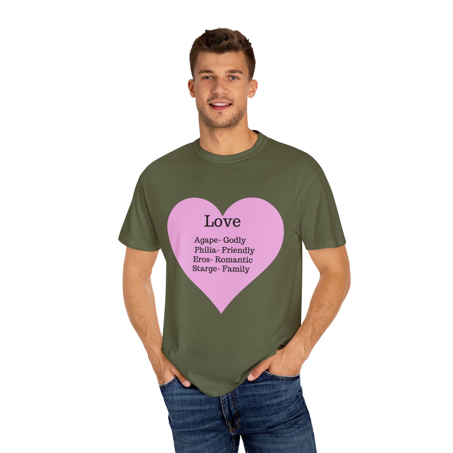 Love-Infused Unisex T-shirt: A Heartfelt Graphic Tee for All Occasions